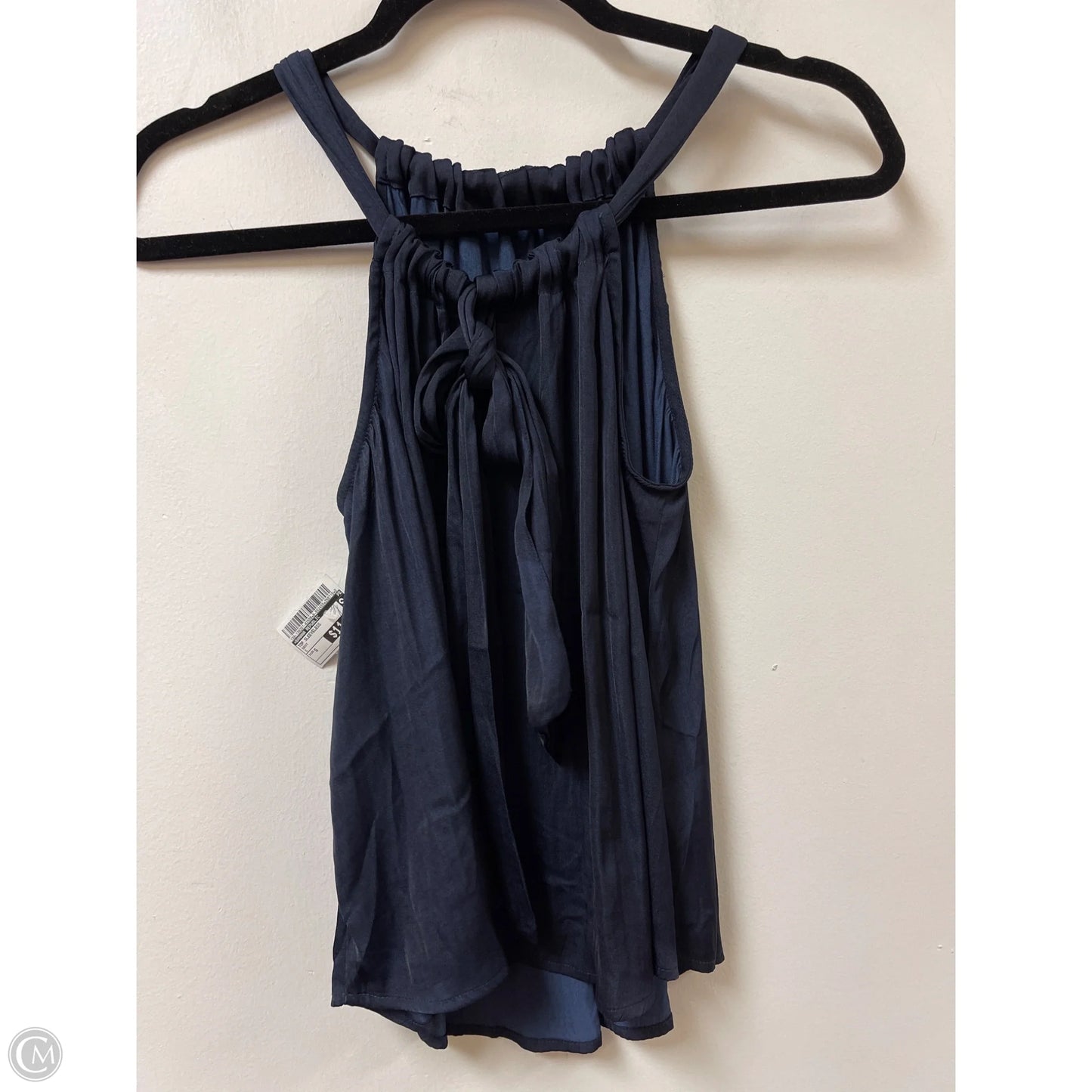 Top Sleeveless By Banana Republic In Navy, Size: S