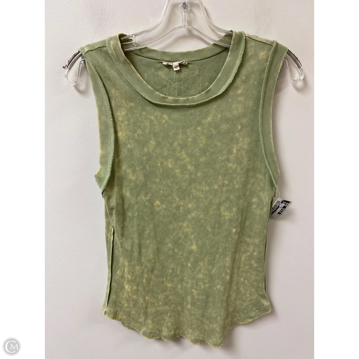 Top Sleeveless By Mystree In Green, Size: L