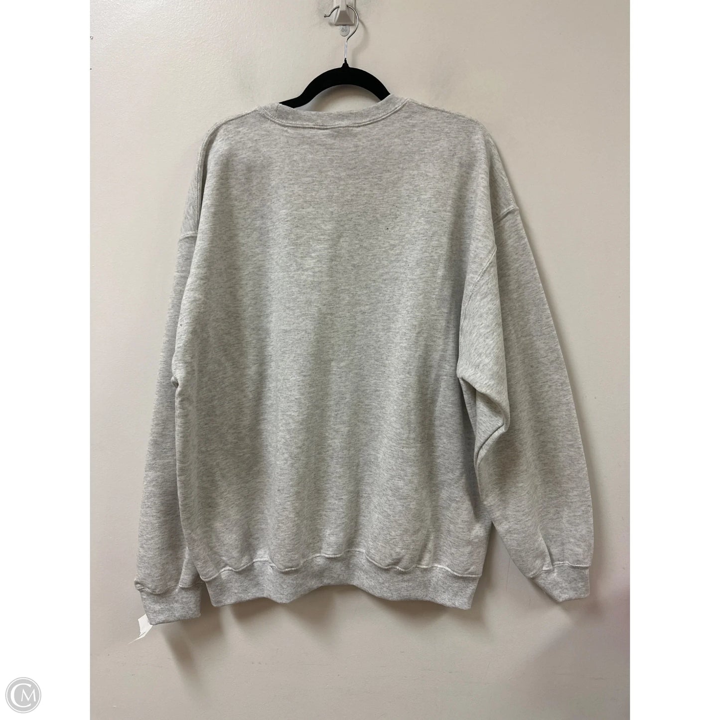 Sweatshirt Crewneck By Gildan In Grey, Size: Xl
