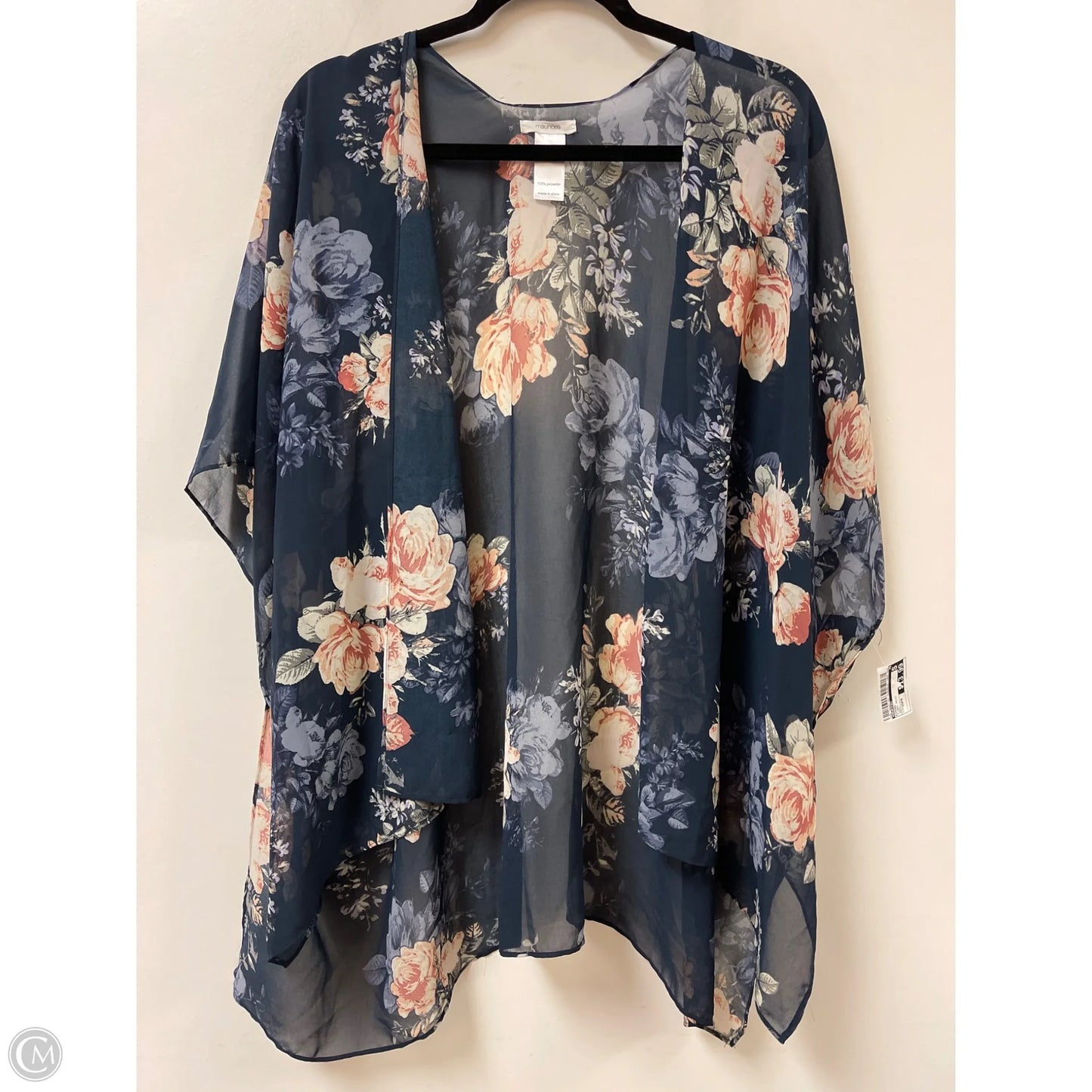 Kimono By Maurices In Floral Print, Size: Osfm