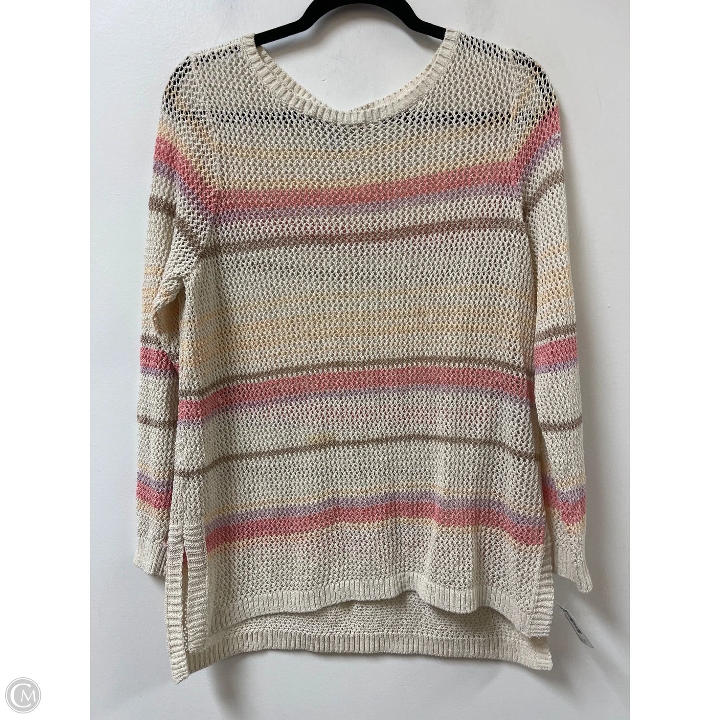 Sweater By Chicos In Cream, Size: Xl