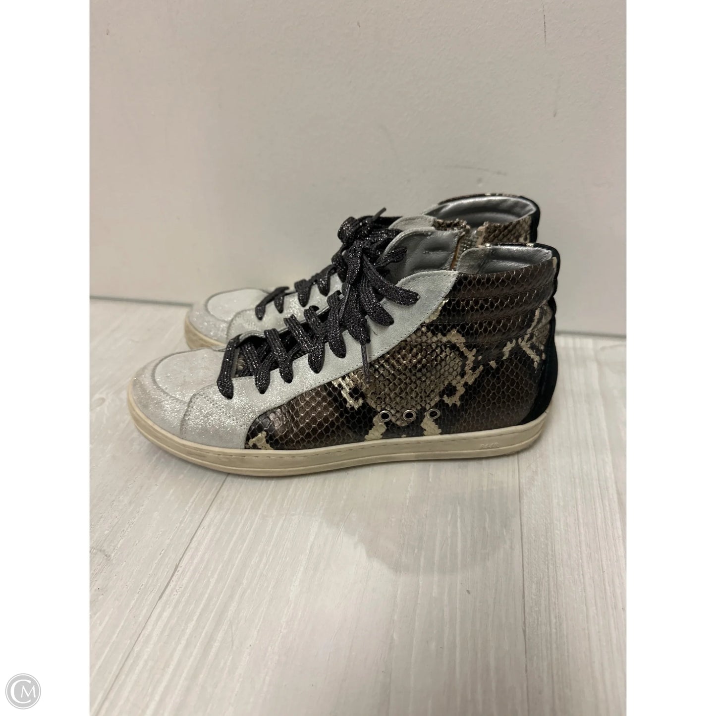 Shoes Sneakers By P448 In Snakeskin Print, Size: 8.5