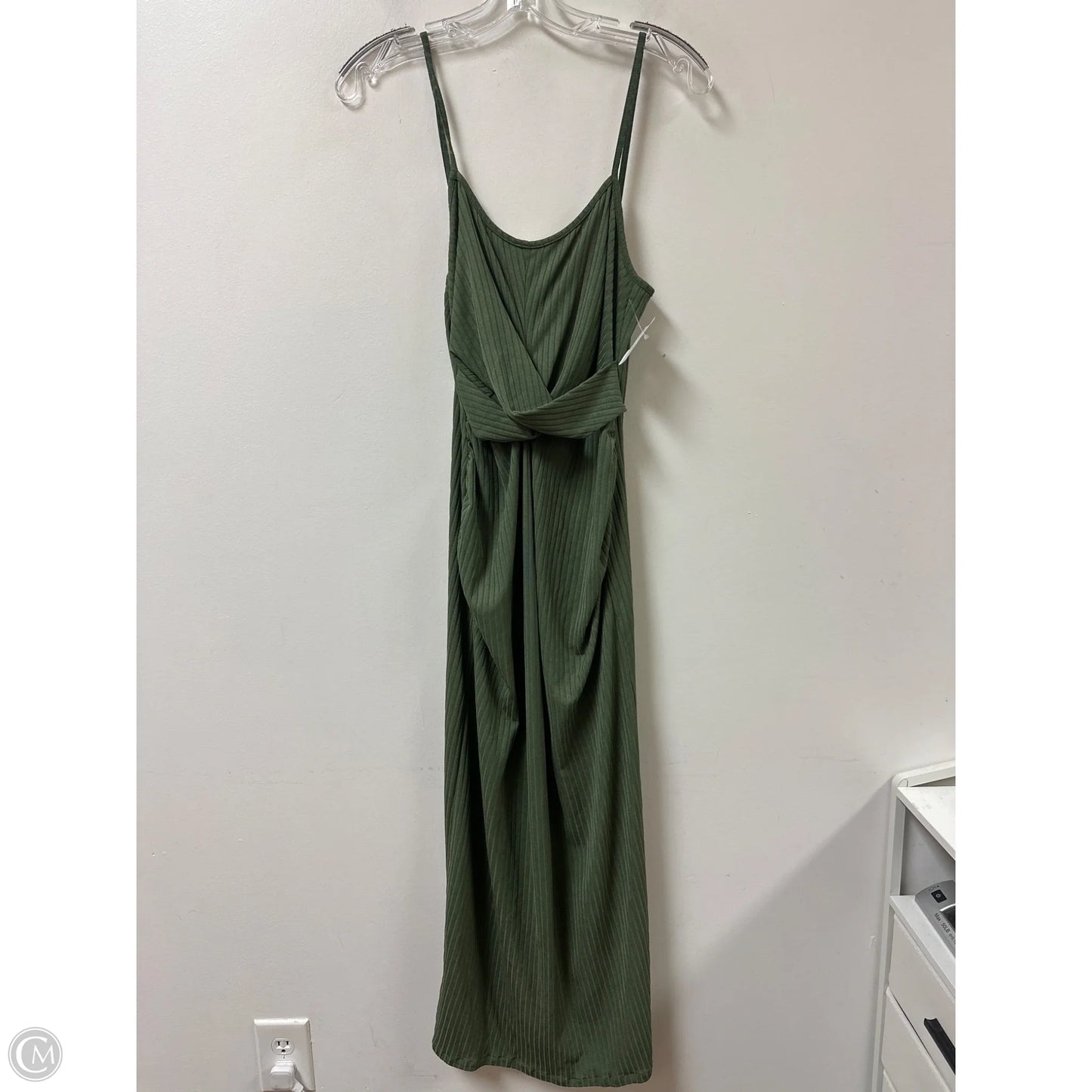 Dress Casual Maxi By Boohoo Boutique In Green, Size: M