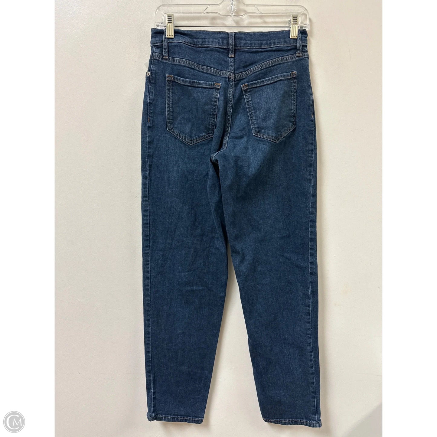 Jeans Straight By Banana Republic In Blue Denim, Size: 2