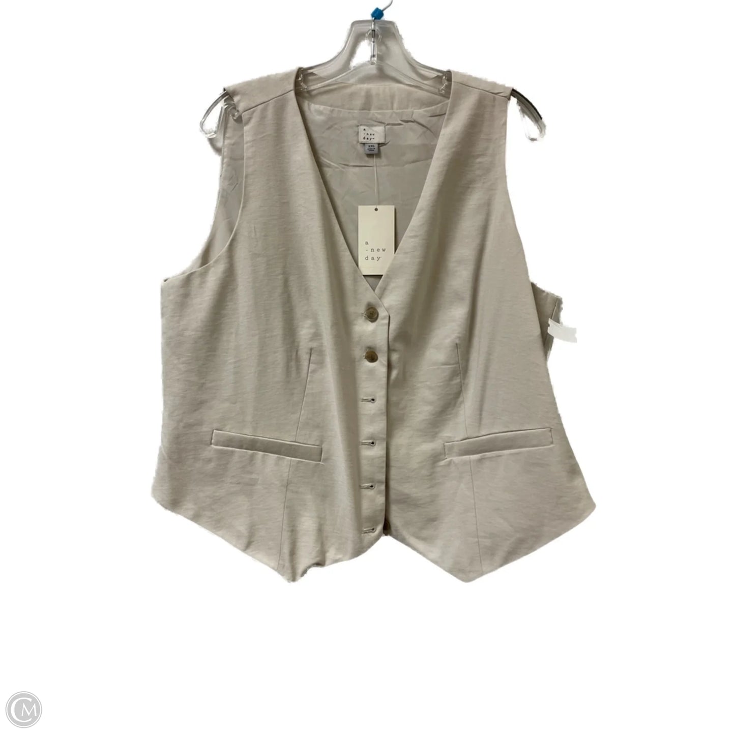 Vest Other By A New Day In Grey, Size: 1x