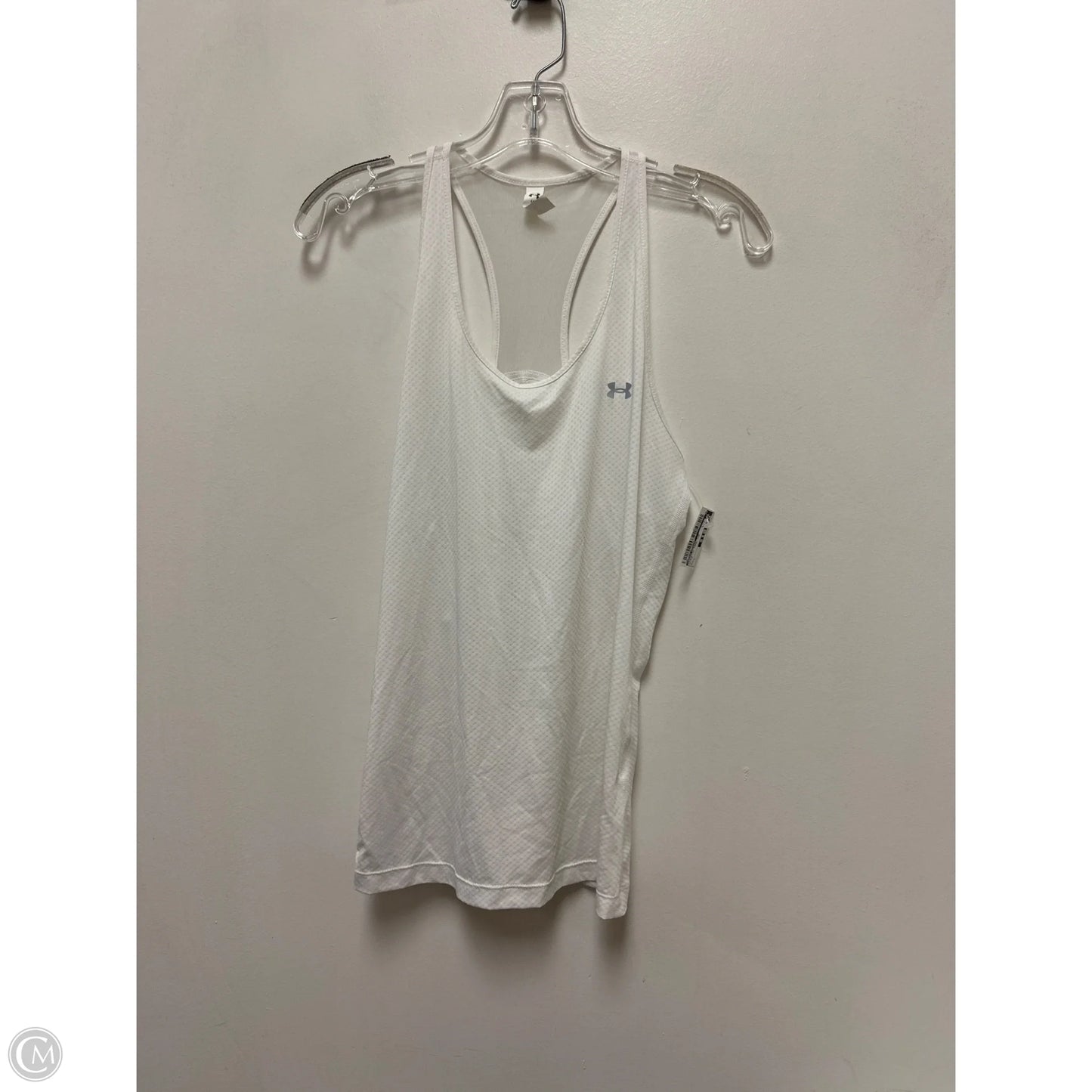 Athletic Tank Top By Under Armour In White, Size: L