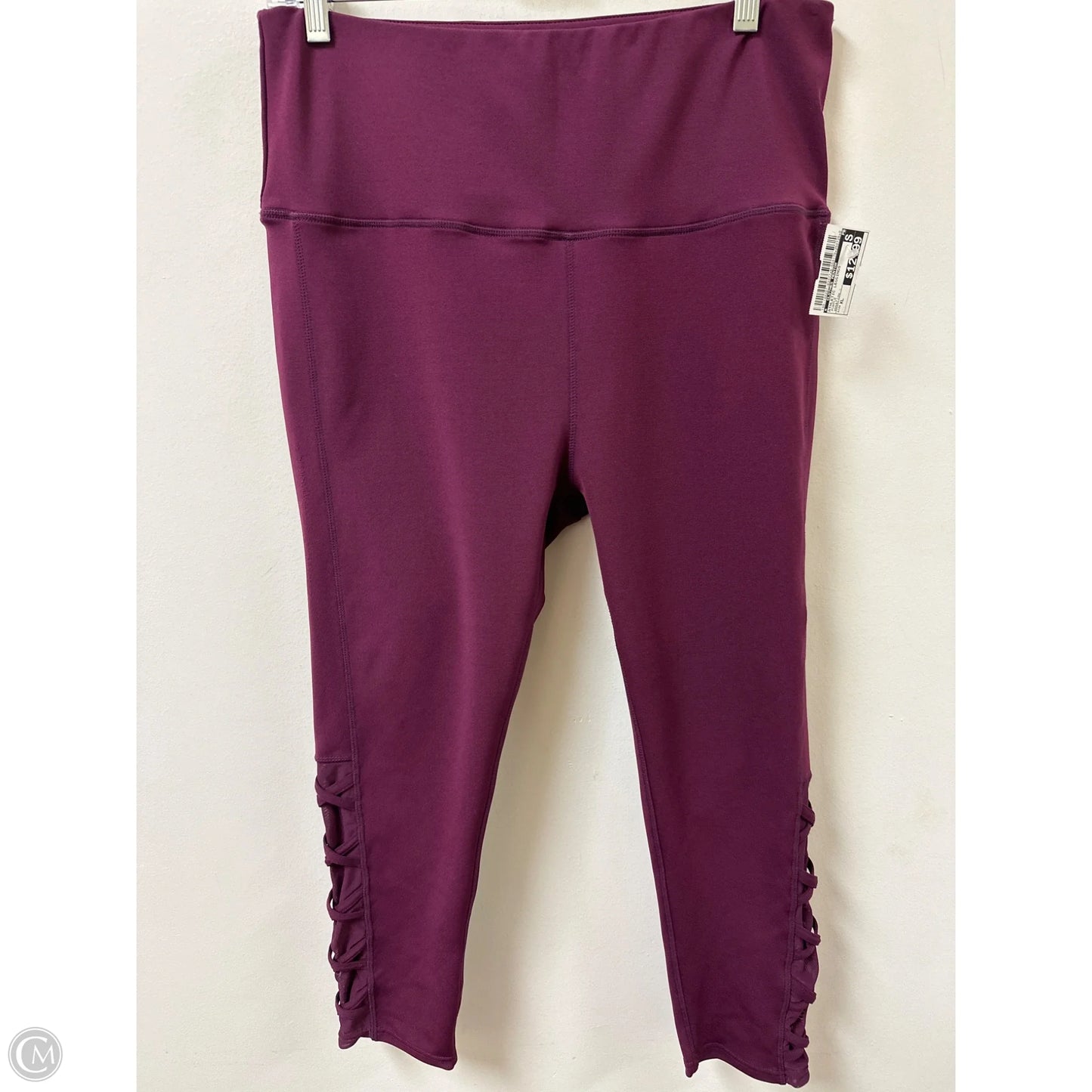Athletic Leggings By Clothes Mentor In Purple, Size: Xl