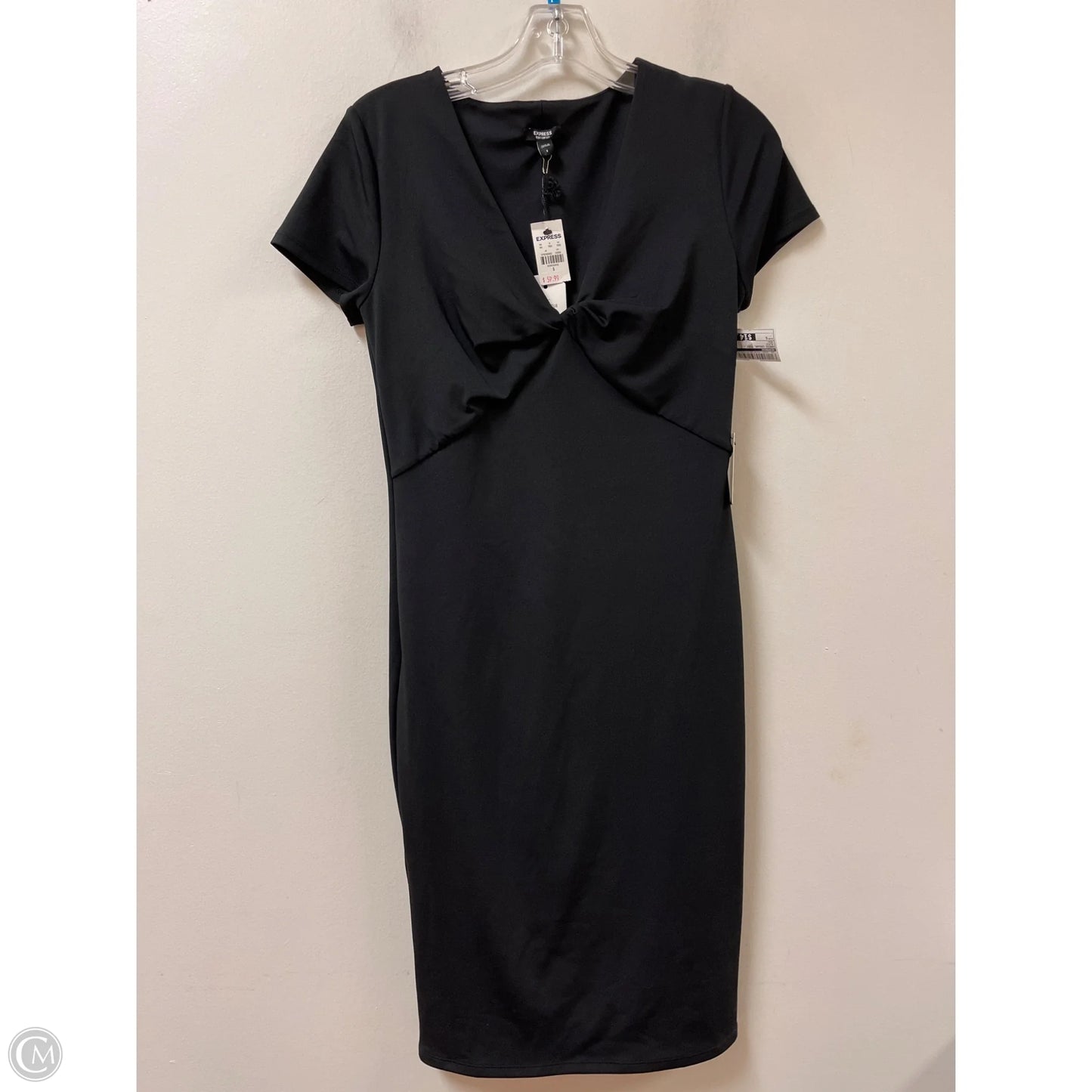 Dress Casual Midi By Express In Black, Size: S