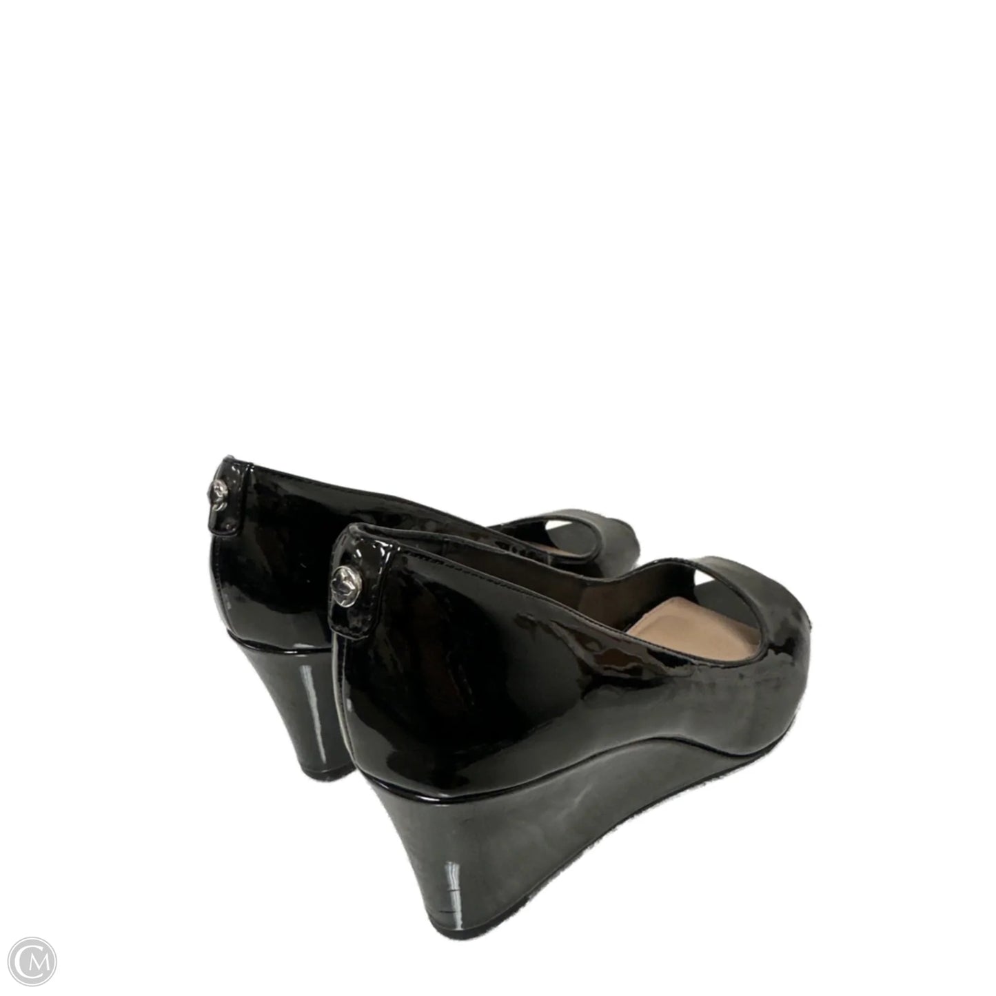 Shoes Heels Wedge By Kelly And Katie In Black, Size: 9.5