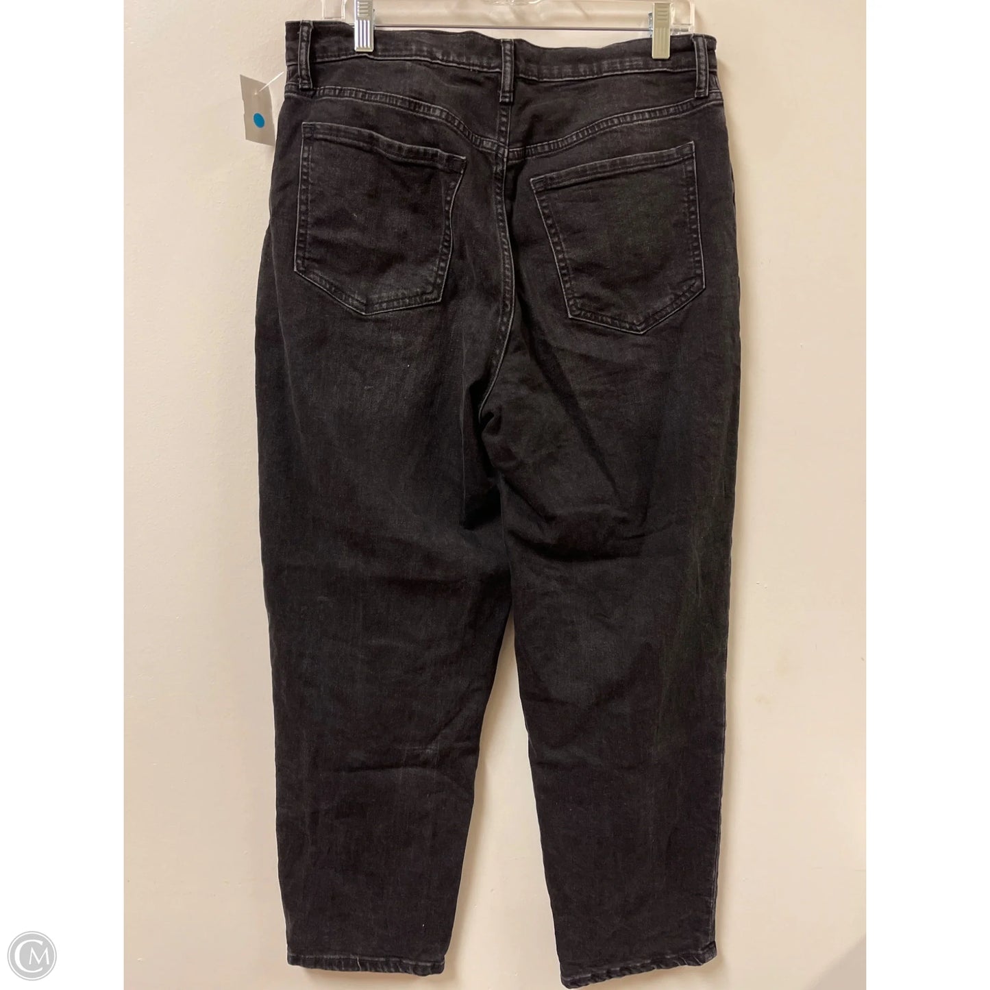 Jeans Straight By Banana Republic In Grey Denim, Size: 12