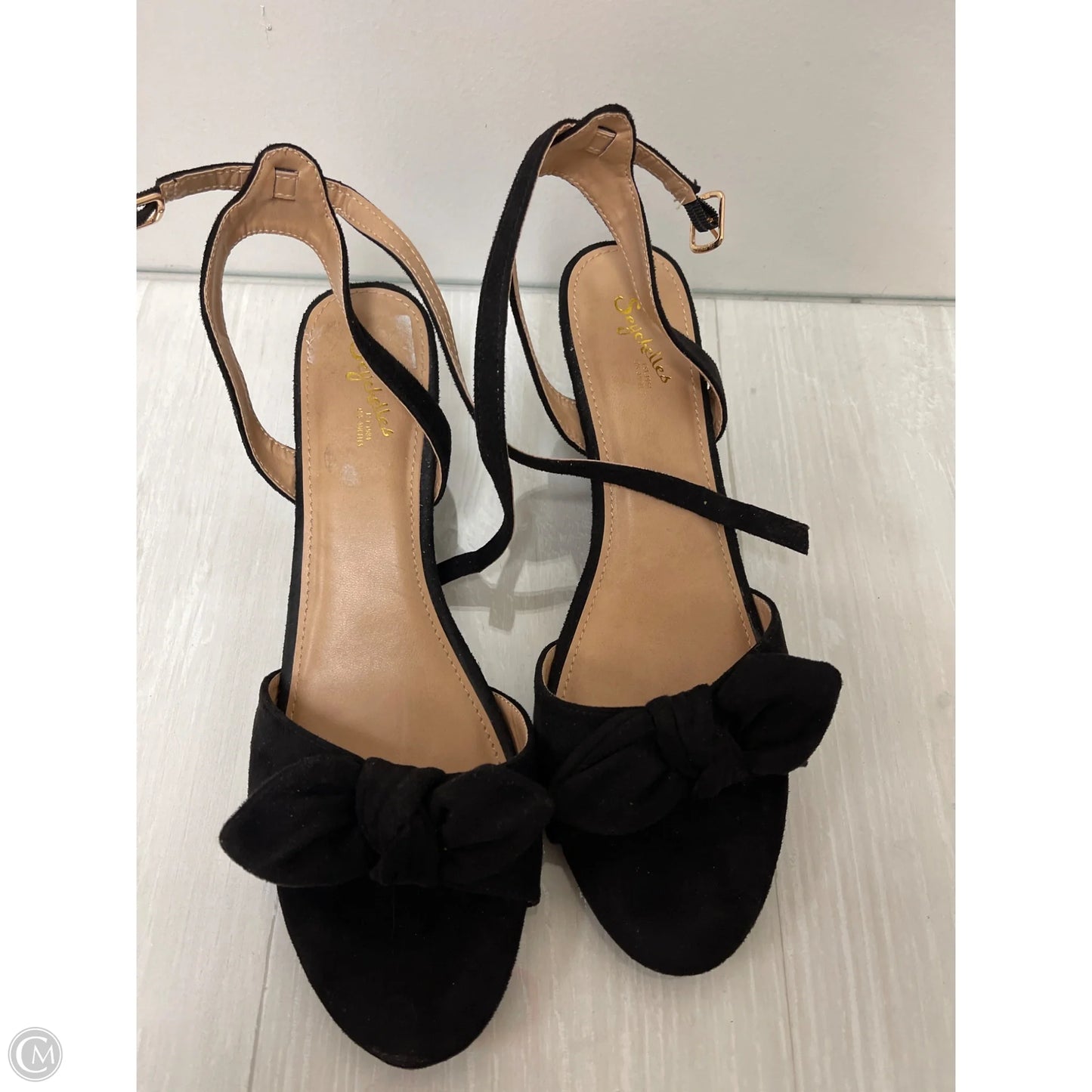 Sandals Heels Wedge By Seychelles In Black, Size: 11
