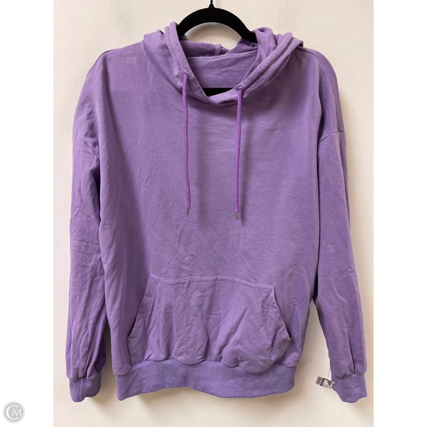Sweatshirt Hoodie By Clothes Mentor In Purple, Size: L