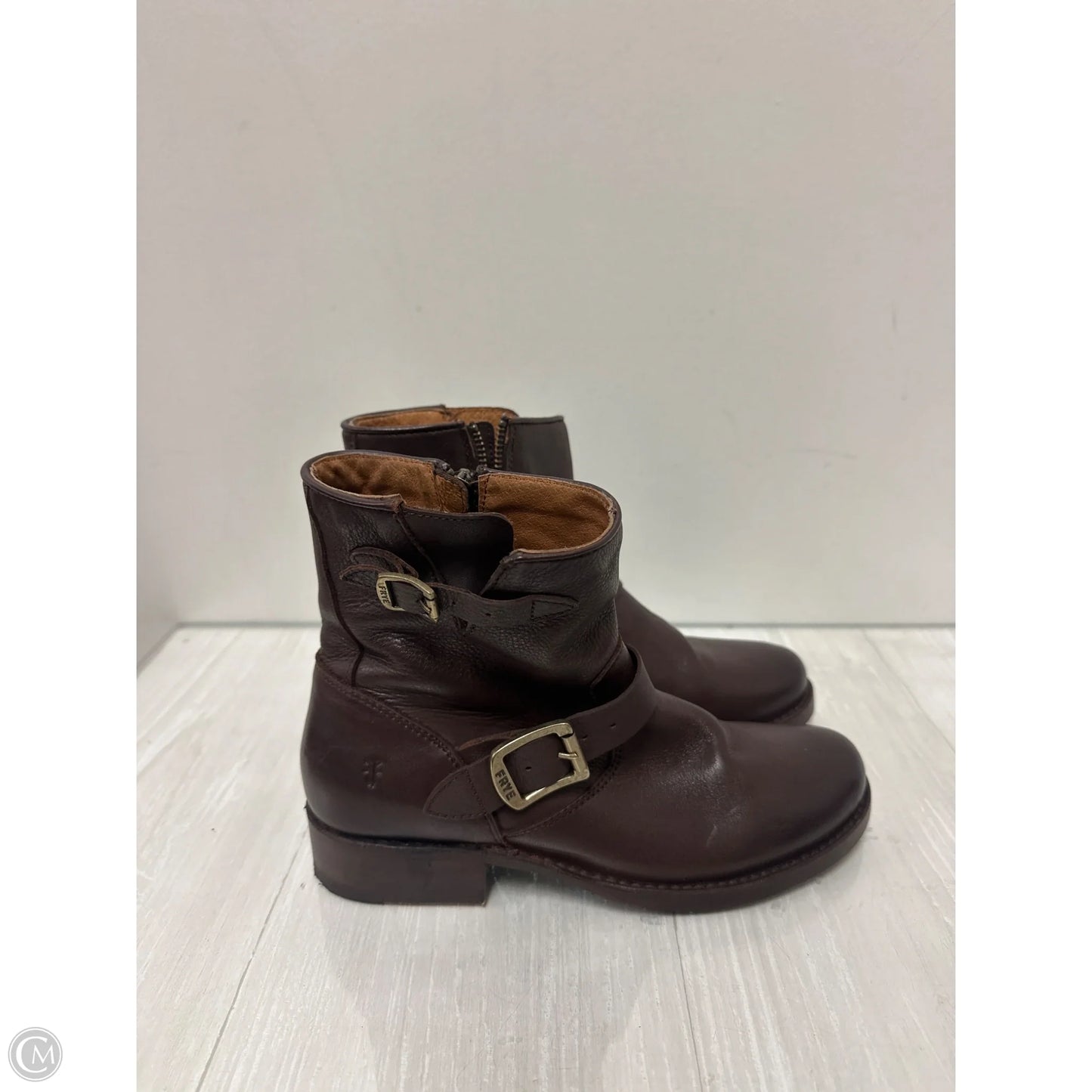 Boots Designer By Frye In Brown, Size: 8