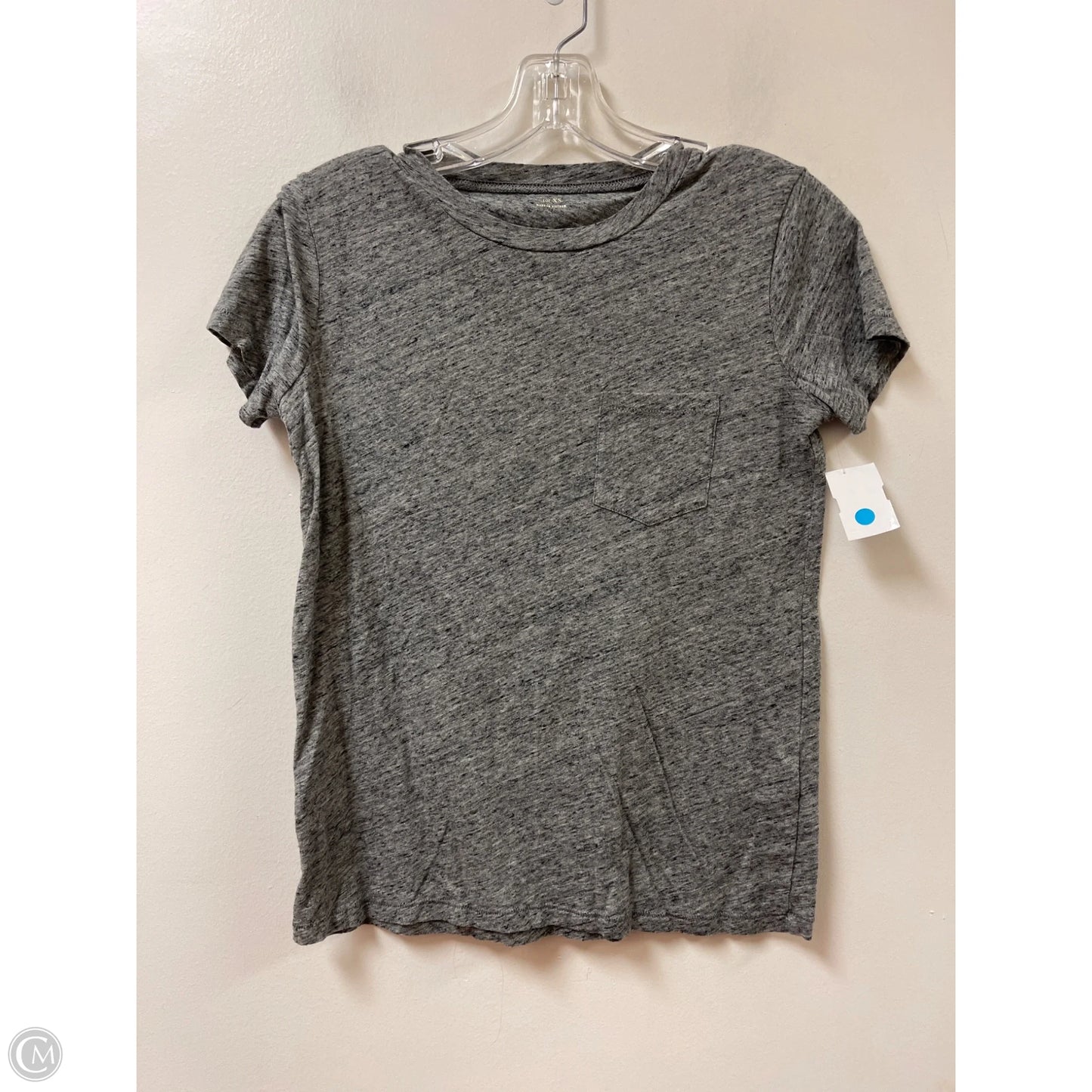 Top Short Sleeve By Madewell In Grey, Size: Xs