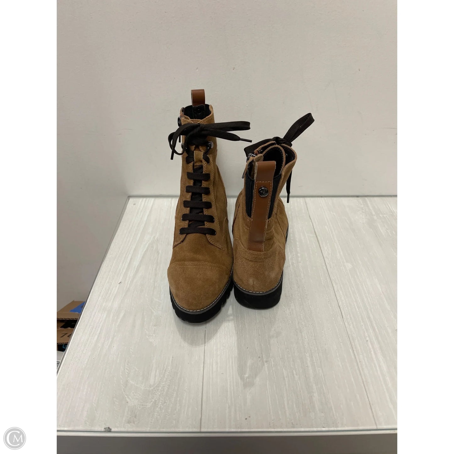 Boots Ankle Flats By Donald Pliner In Brown, Size: 6.5