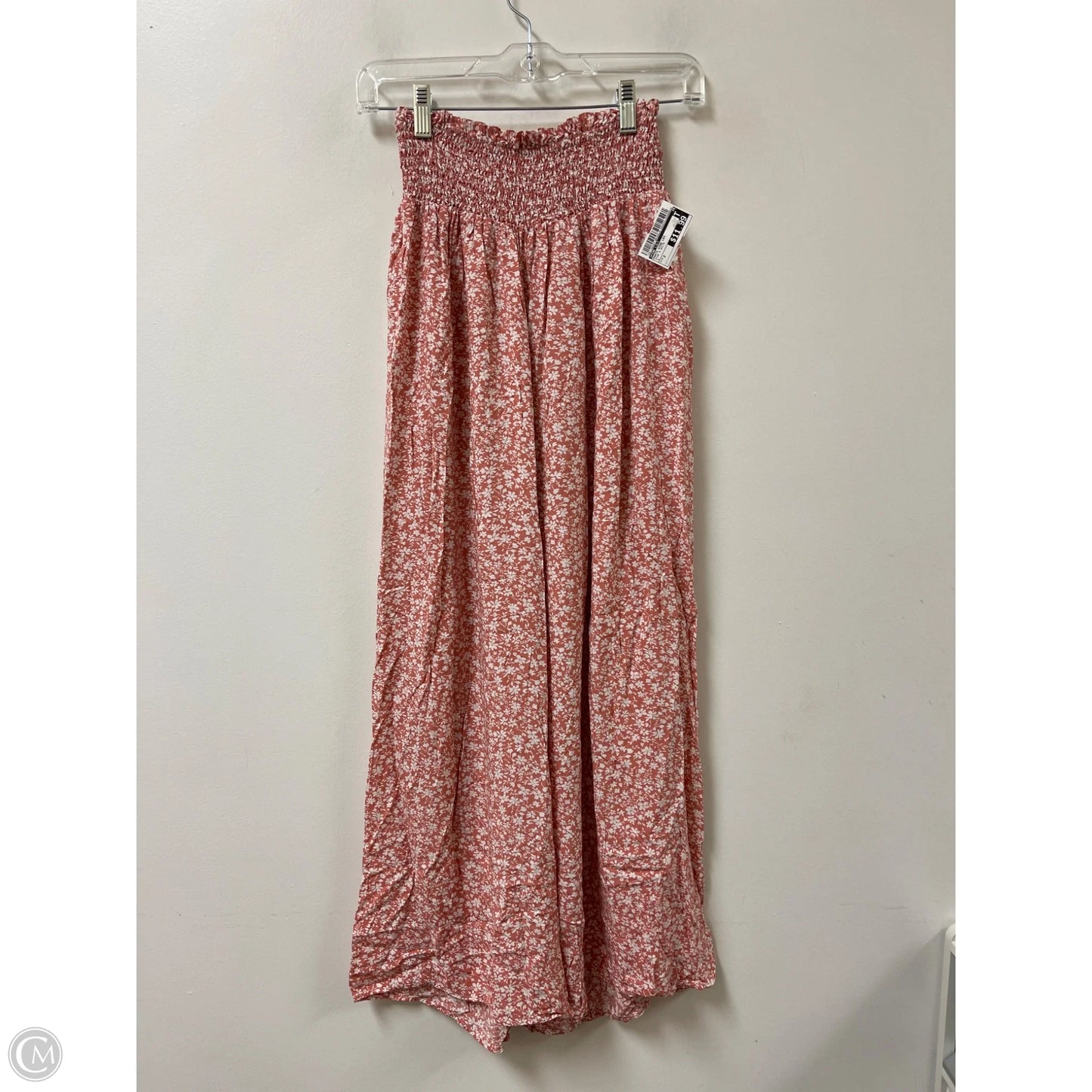 Pants Wide Leg By Pink Lily In Pink & White, Size: 2