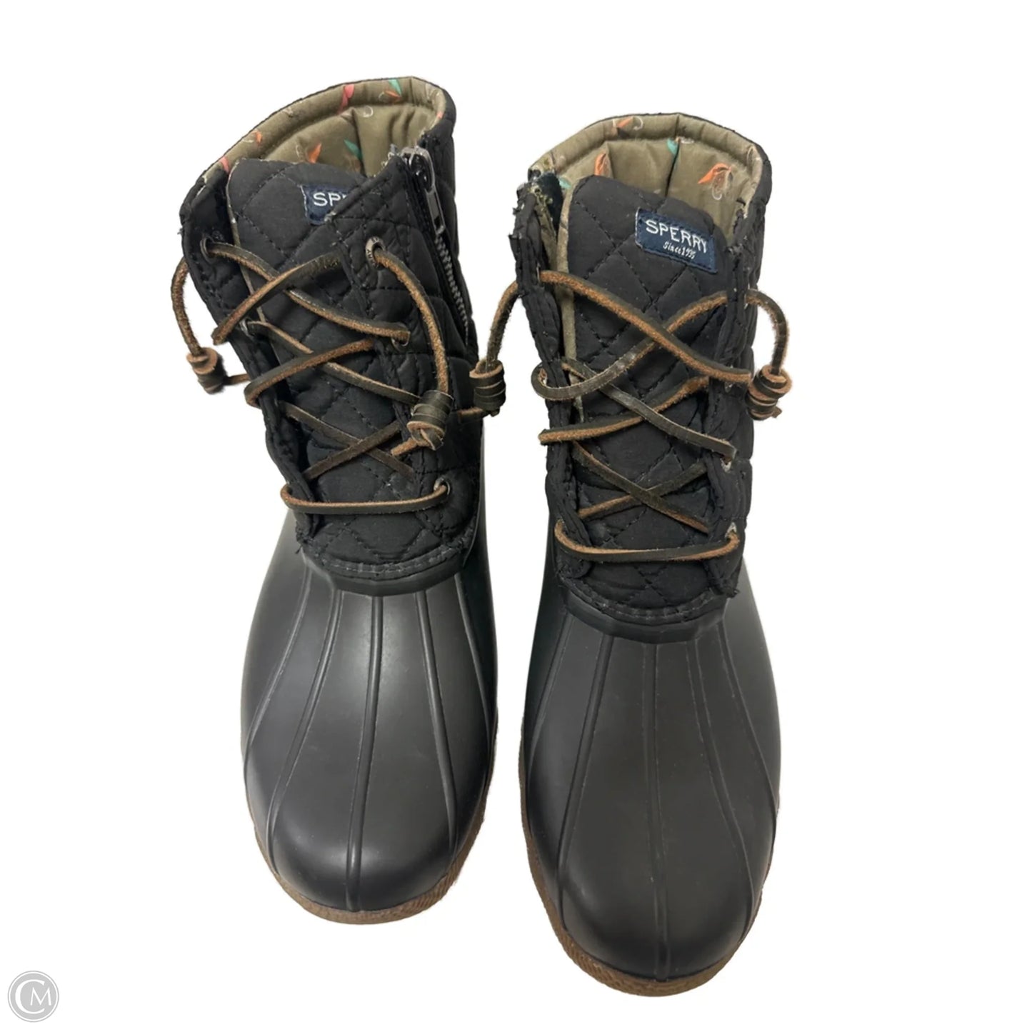 Boots Rain By Sperry In Black, Size: 8