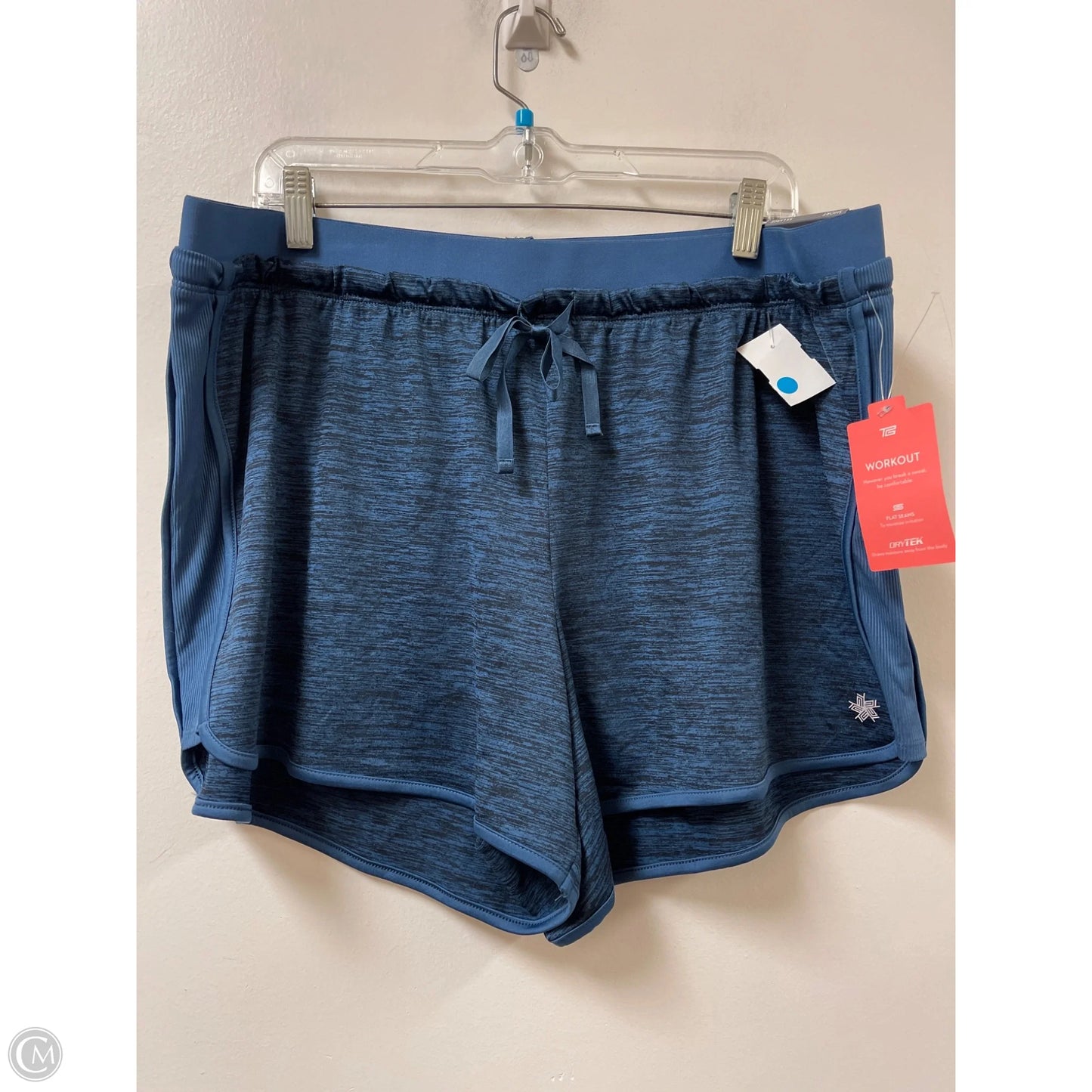 Athletic Shorts By Tek Gear In Blue, Size: 1x