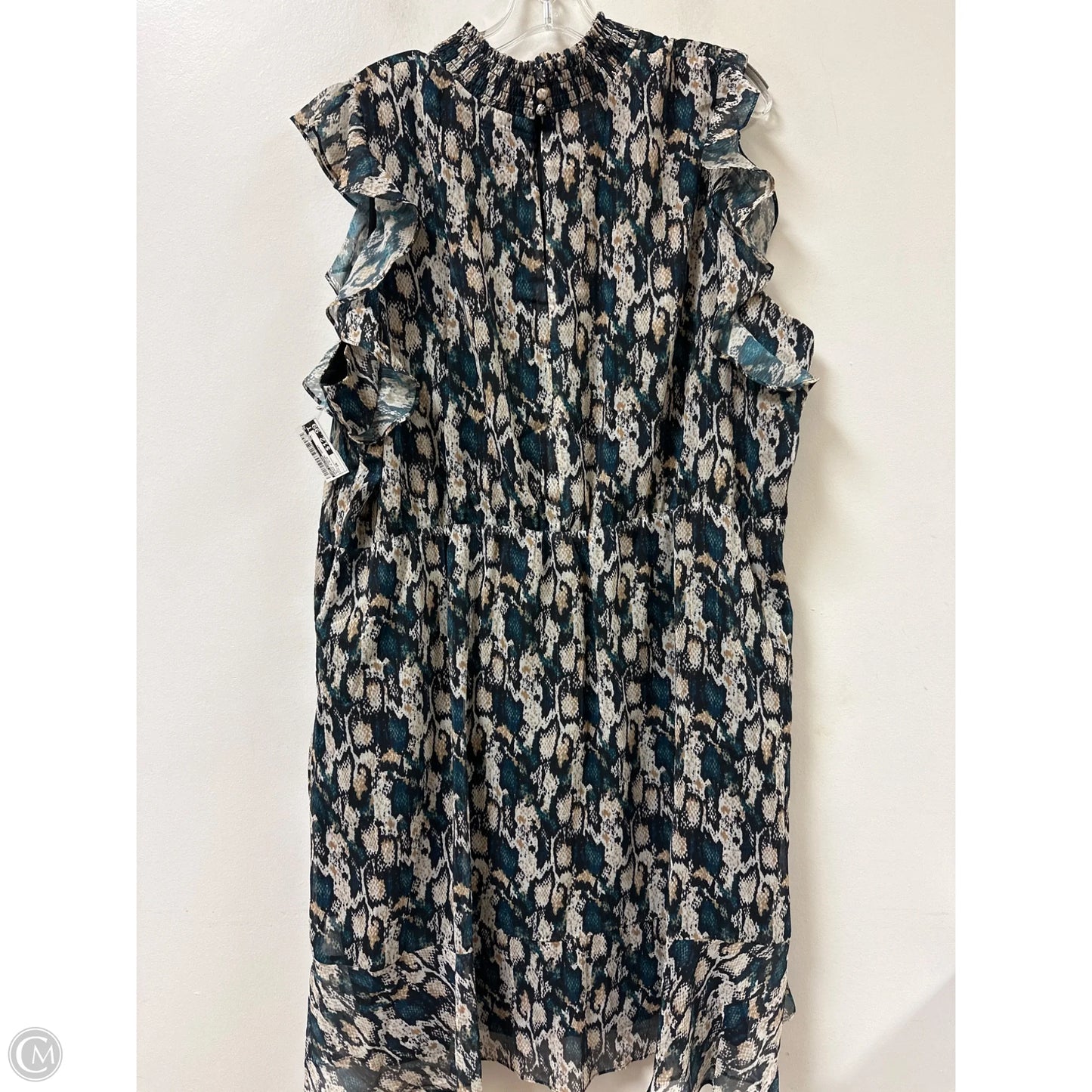 Dress Casual Short By Sam Edelman In Black & Blue, Size: 2x