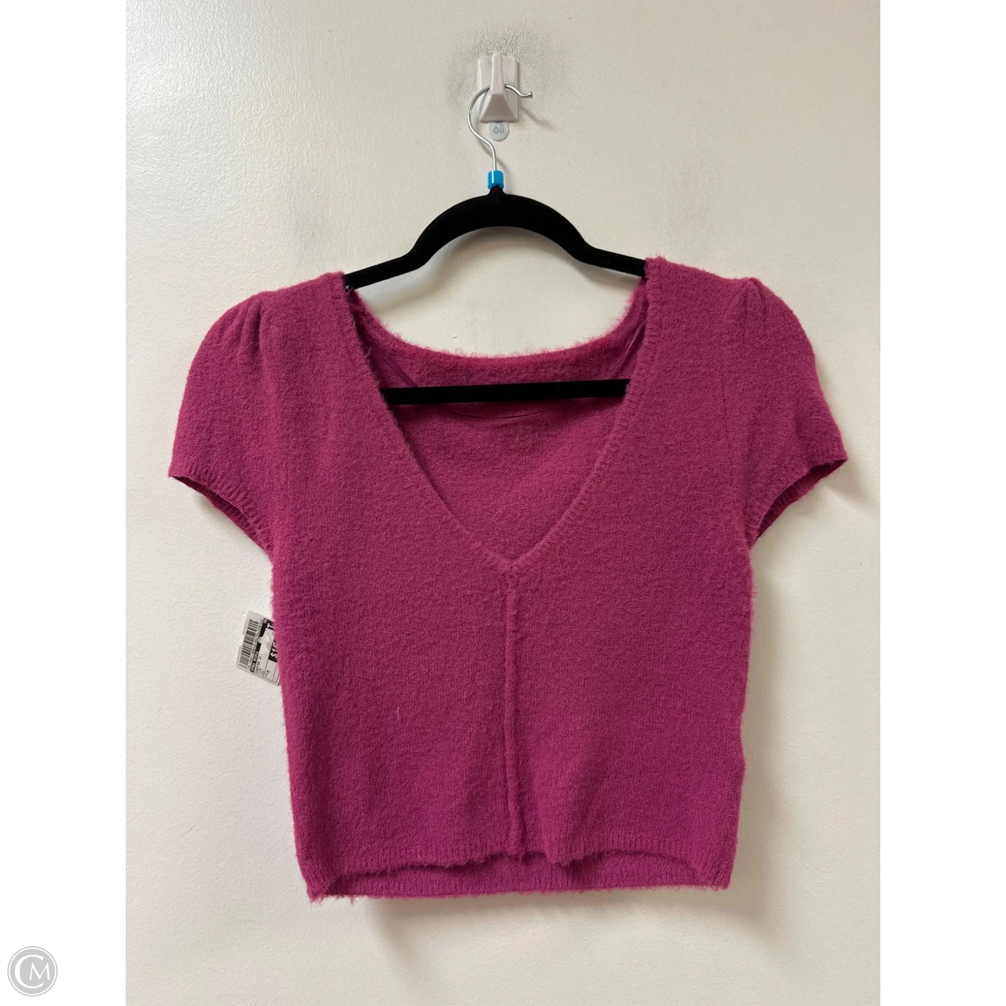 Sweater Short Sleeve By Free People In Pink, Size: M