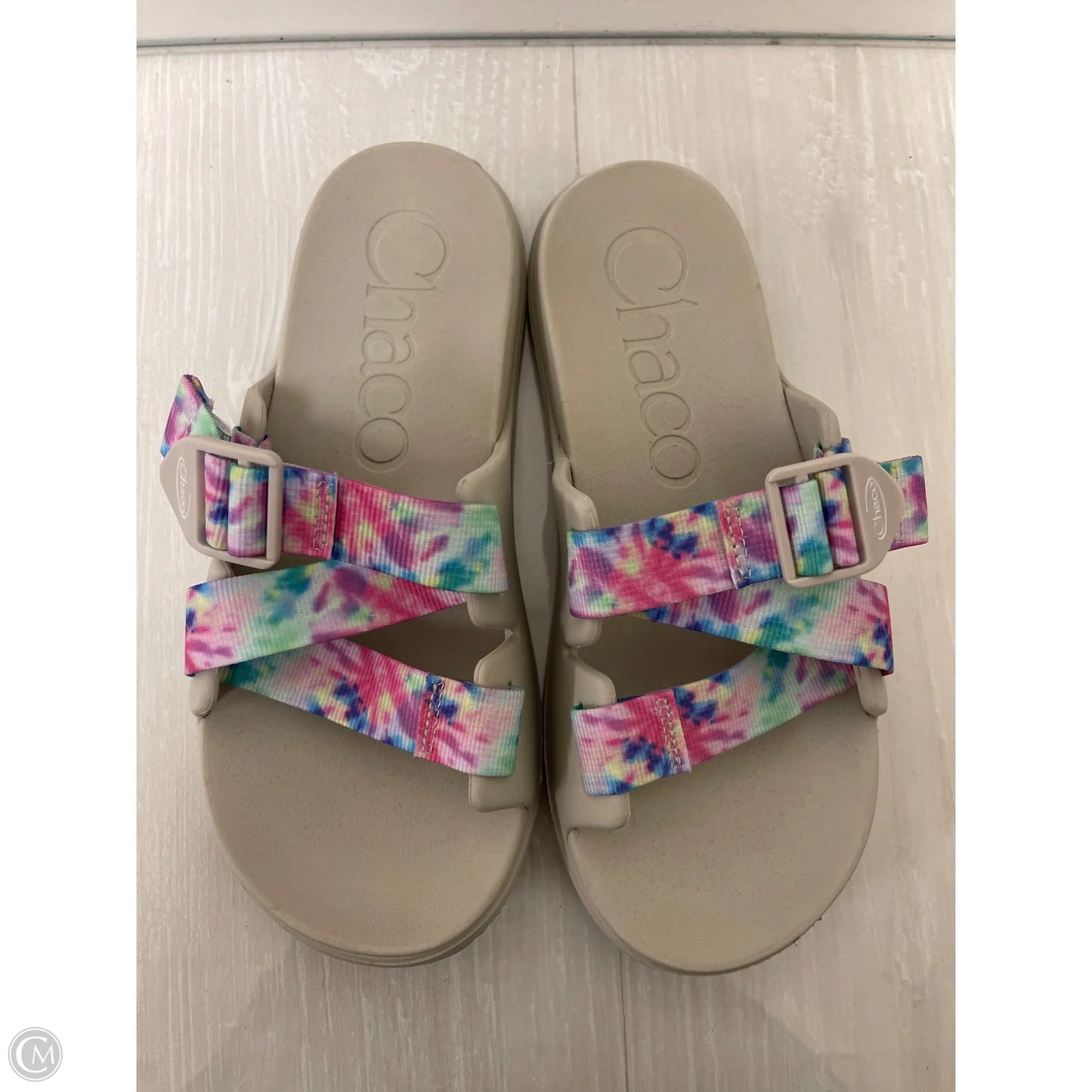 Sandals Flats By Chacos In Cream, Size: 9