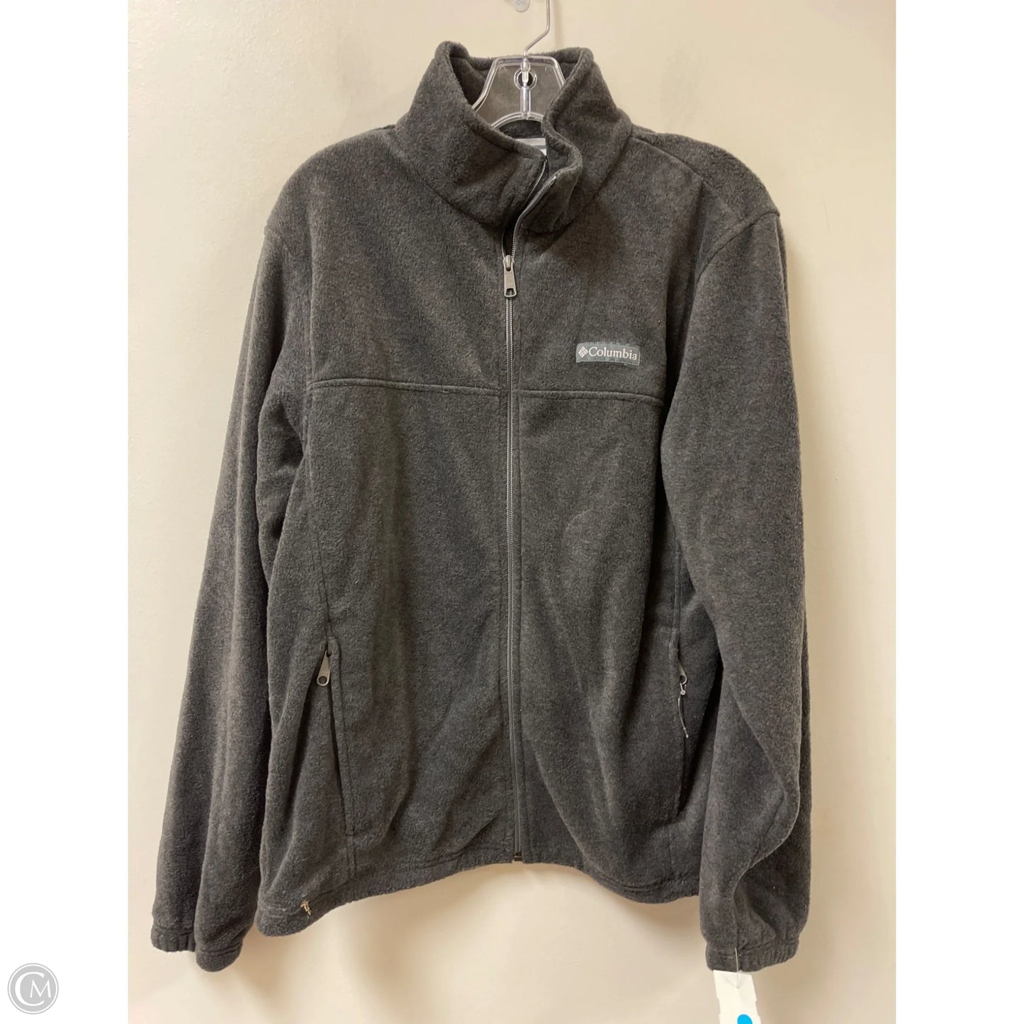 Jacket Fleece By Columbia In Grey, Size: L
