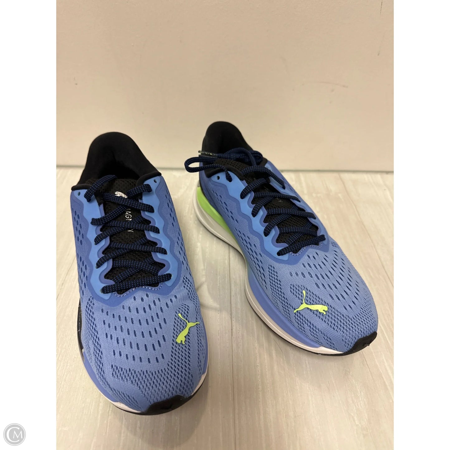 Shoes Athletic By Puma In Blue & Green, Size: 8