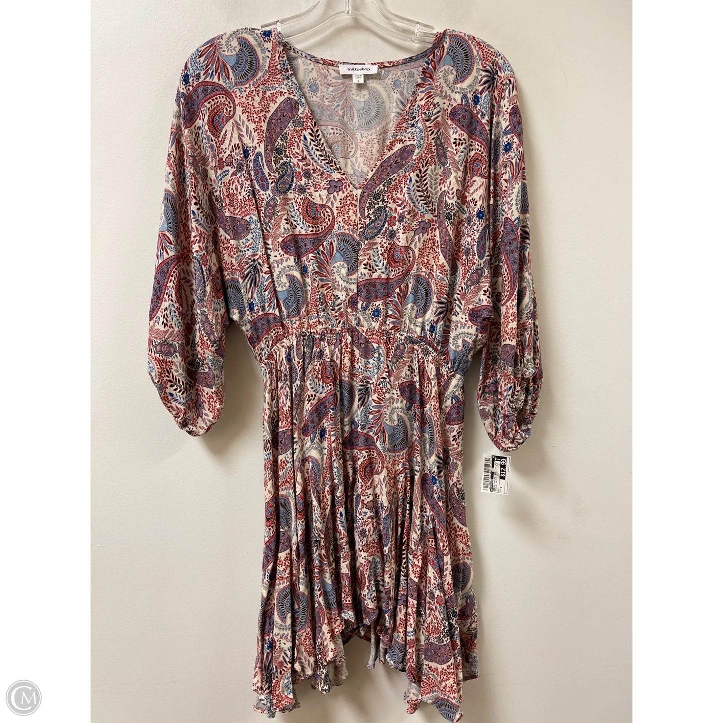 Dress Casual Short By Mittoshop In Paisley Print, Size: S