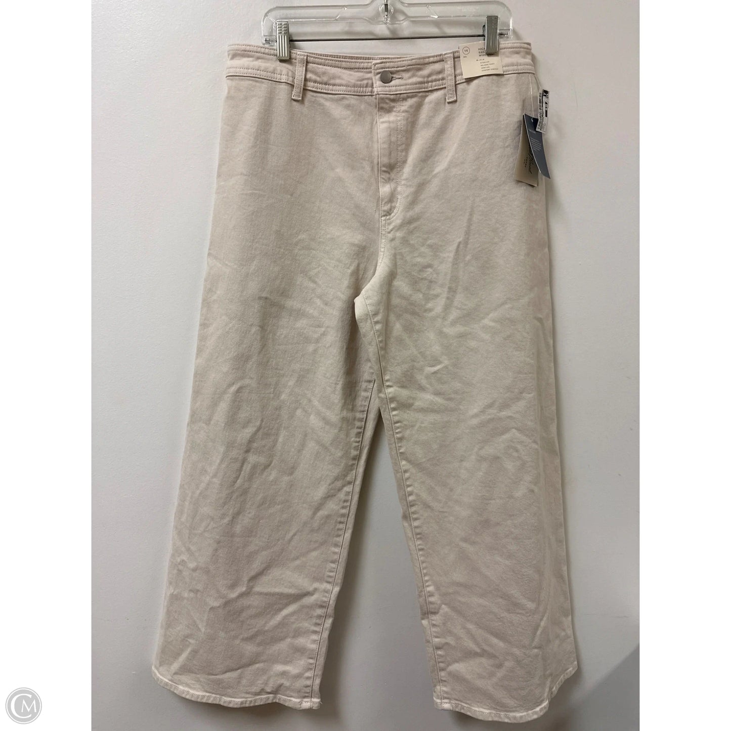 Pants Wide Leg By Universal Thread In Cream, Size: 14