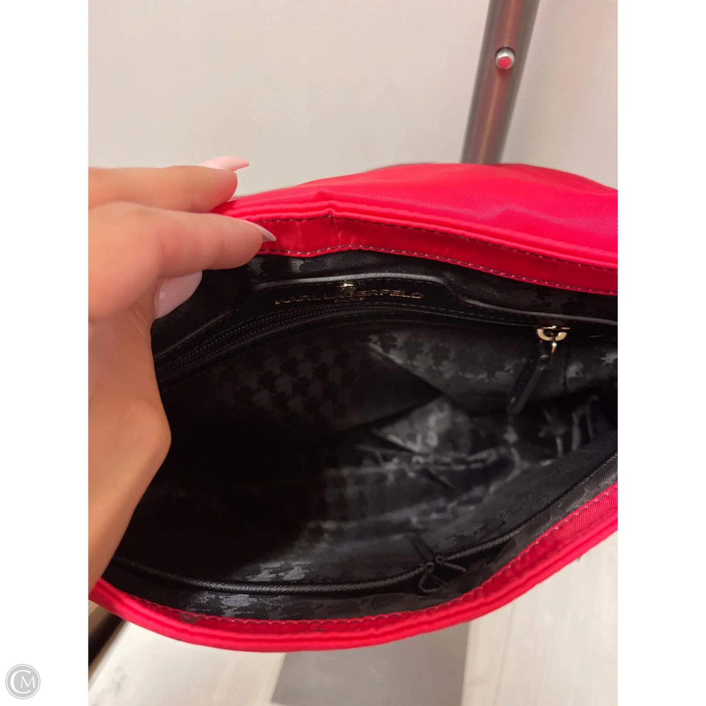 Crossbody Designer By Karl Lagerfeld, Size: Medium