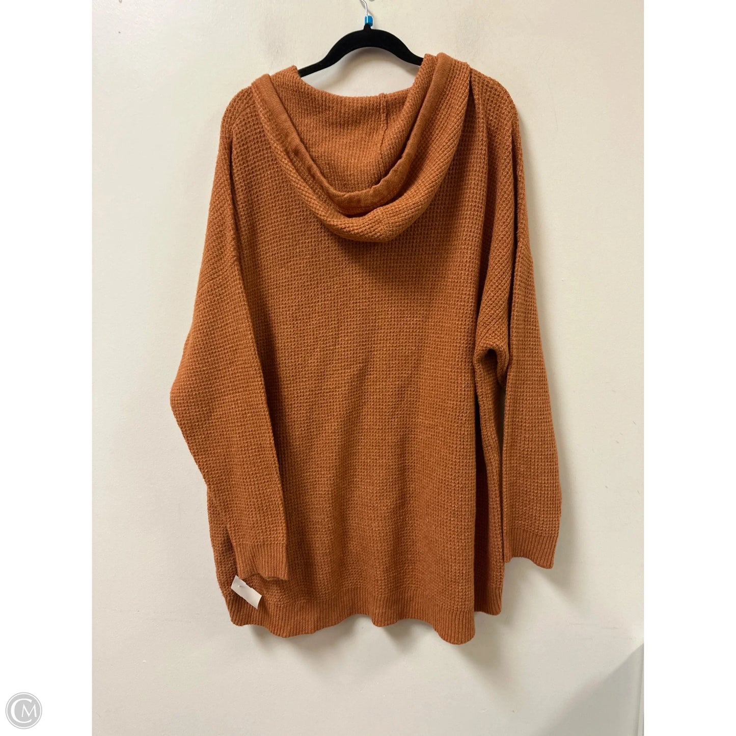 Sweatshirt Hoodie By Natural Reflections In Orange, Size: 1x