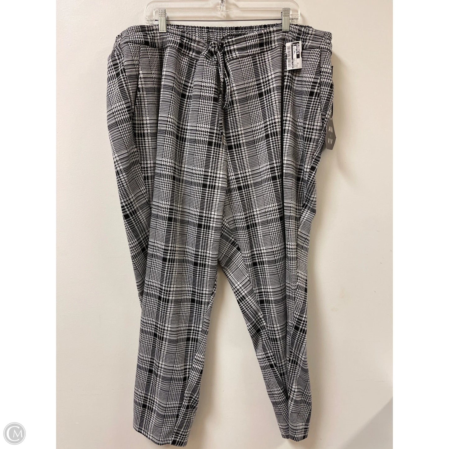 Pants Other By Ava & Viv In Black & White, Size: 22