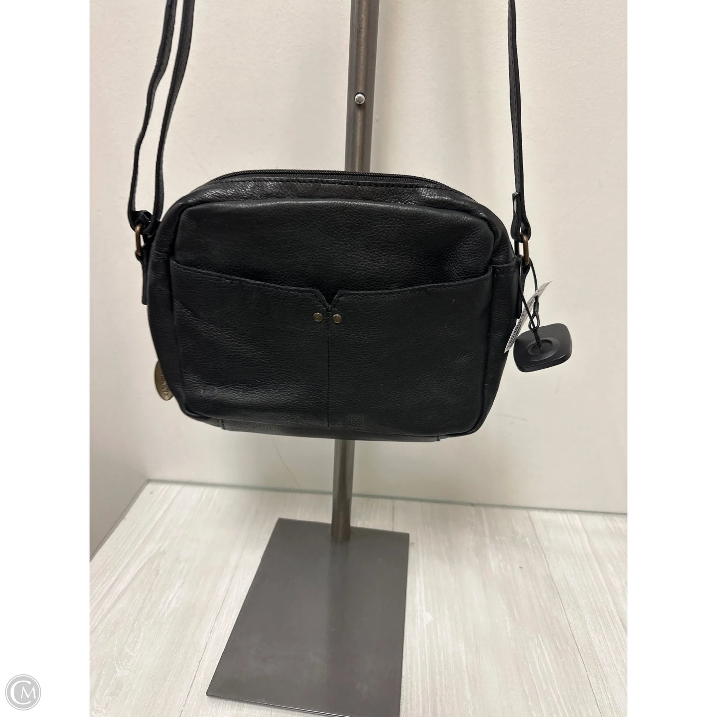 Crossbody Leather By Born, Size: Medium