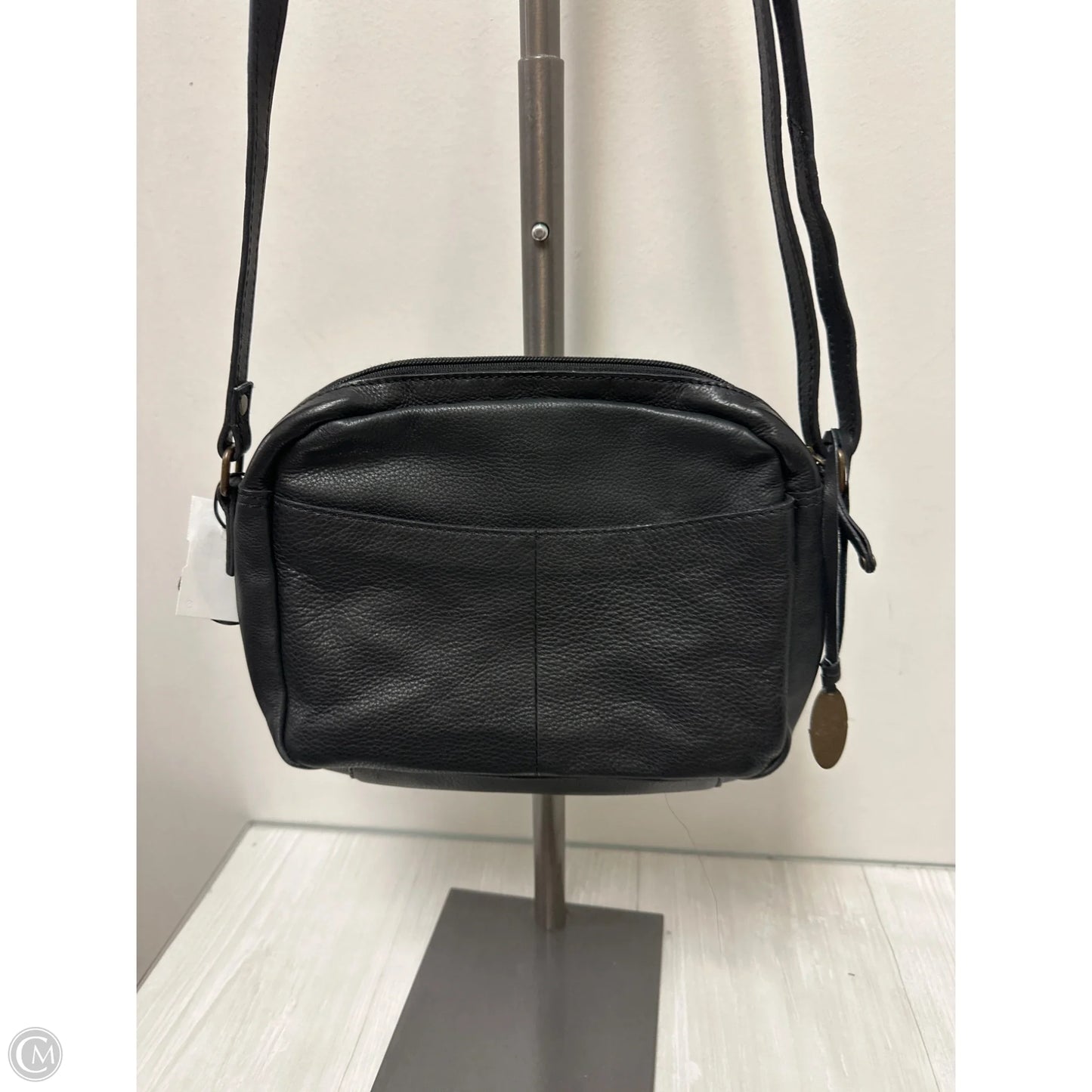 Crossbody Leather By Born, Size: Medium