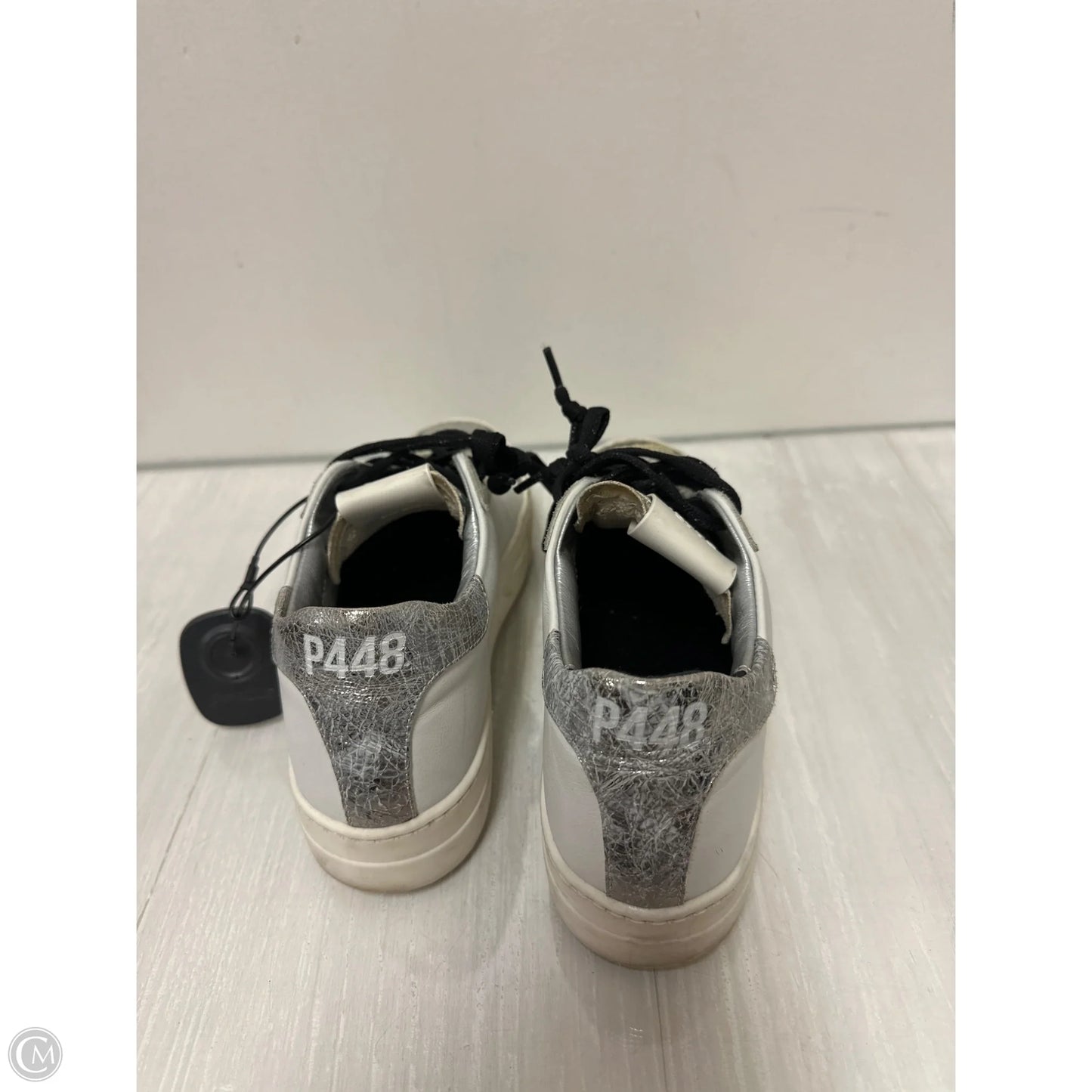 Shoes Sneakers By P448 In Snakeskin Print, Size: 6.5