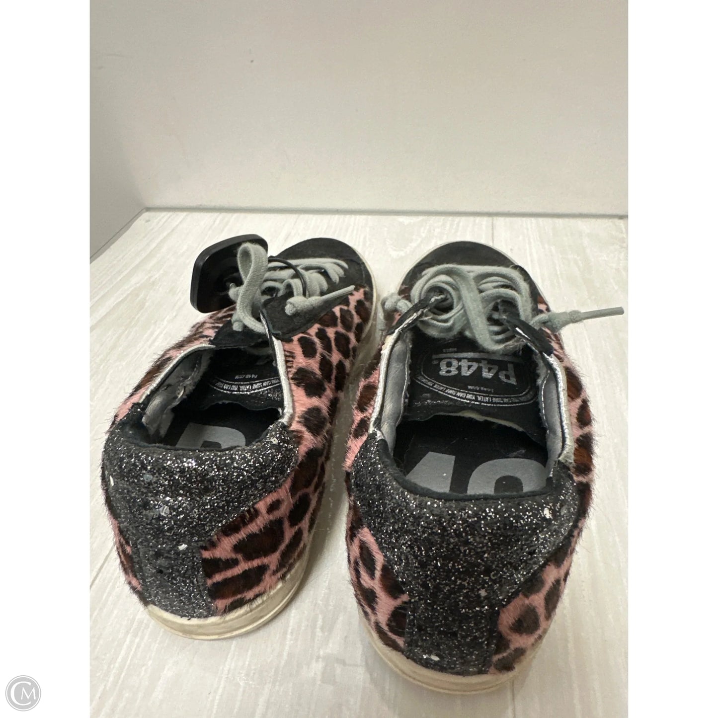 Shoes Sneakers By P448 In Animal Print, Size: 6.5