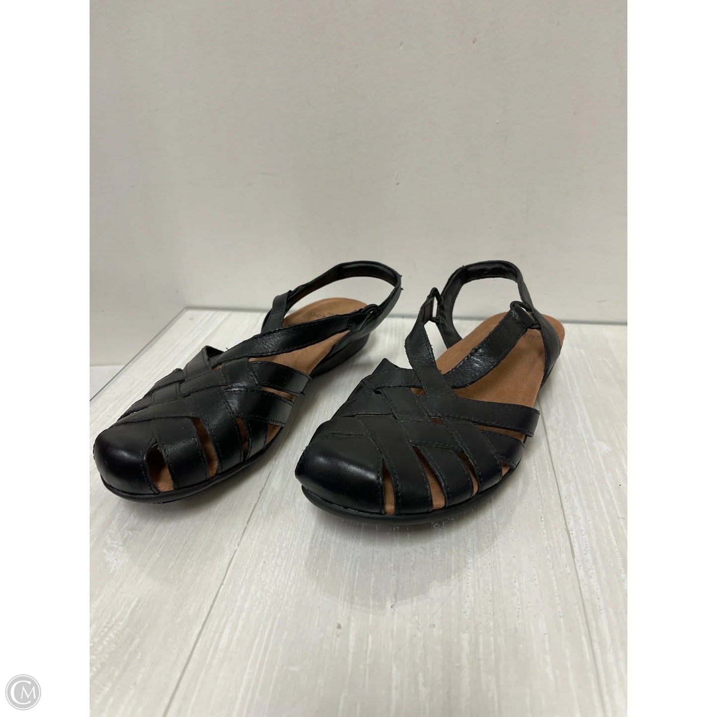 Sandals Flats By Earth Origins In Black, Size: 8.5