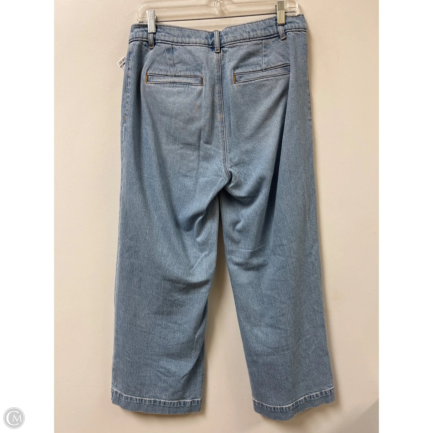 Jeans Wide Leg By Loft In Blue Denim, Size: 8