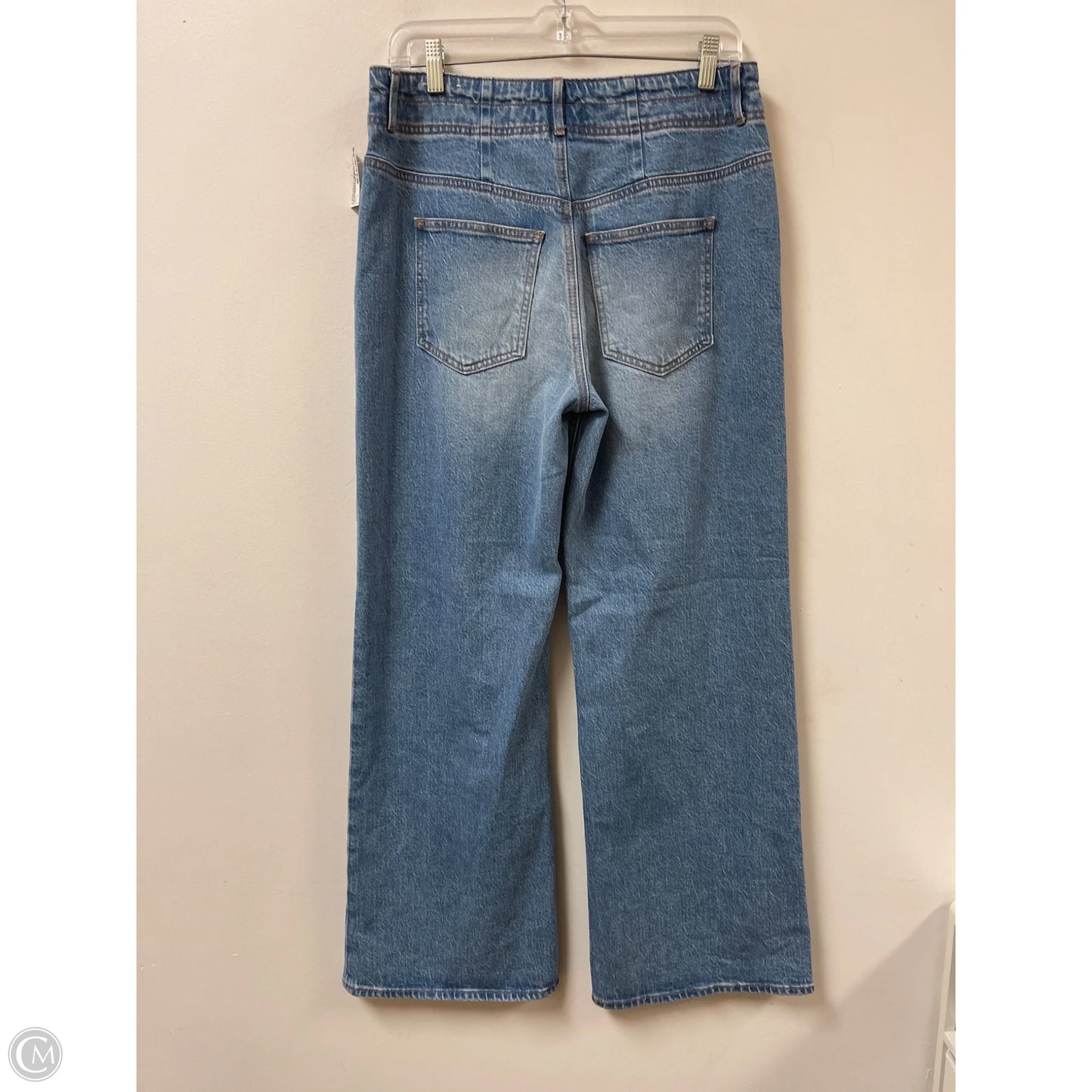 Jeans Wide Leg By Loft In Blue Denim, Size: 8