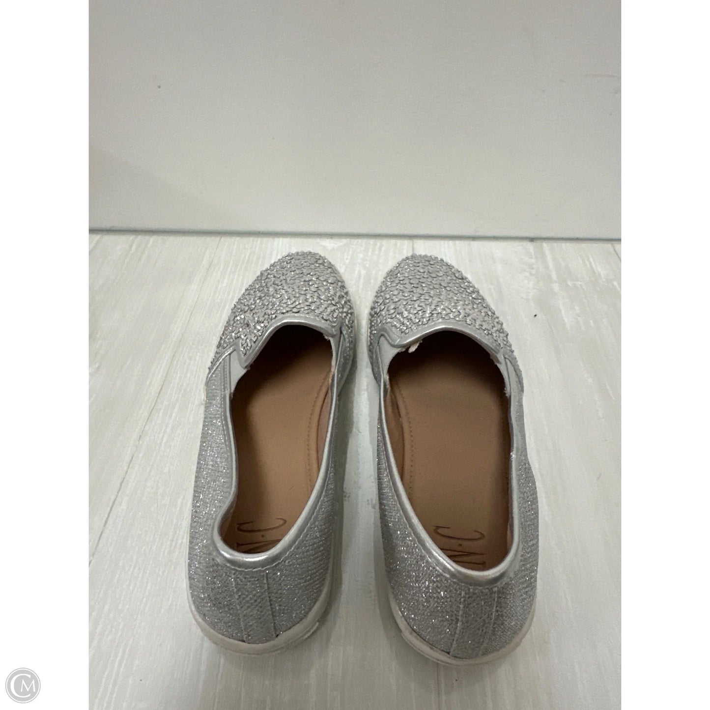 Shoes Flats By Inc In Silver, Size: 8