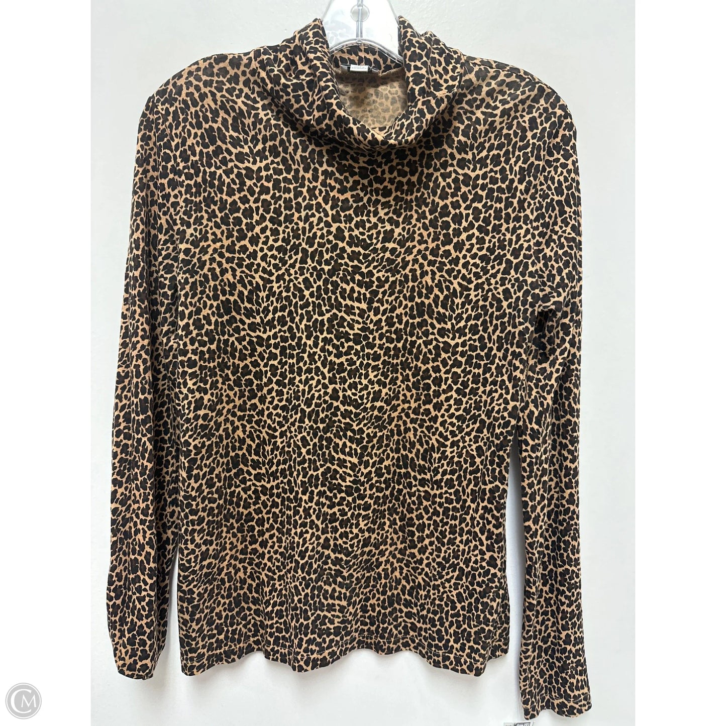 Top Long Sleeve By J. Crew In Animal Print, Size: M
