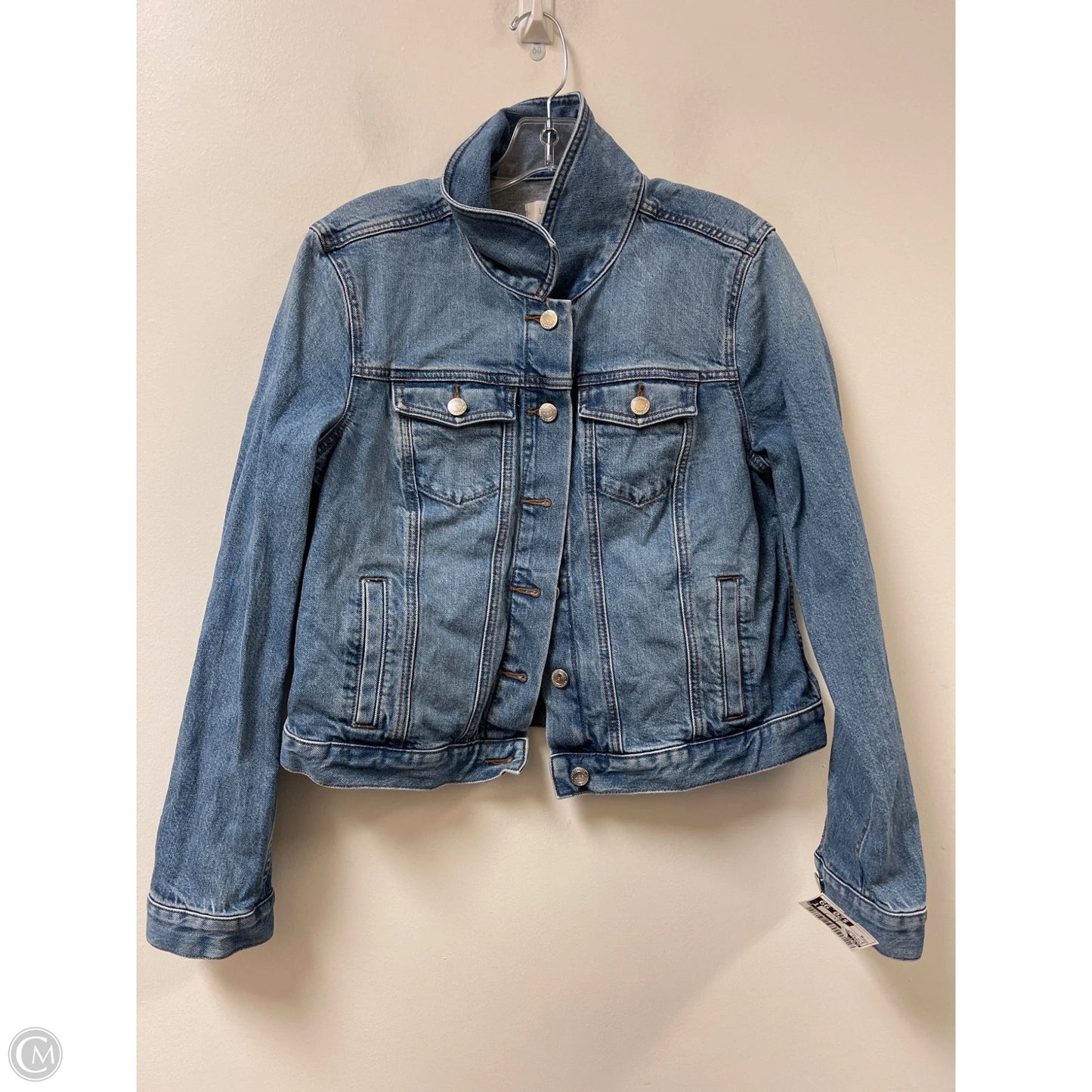 Jacket Denim By Loft In Blue Denim, Size: M