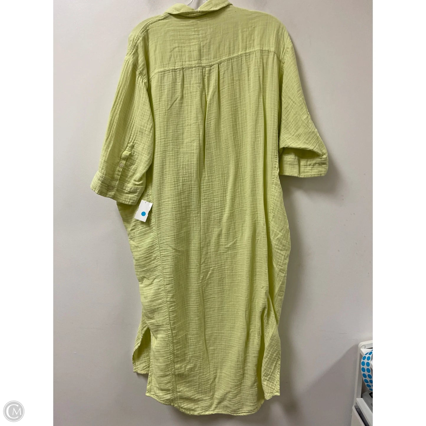 Dress Casual Midi By Universal Thread In Yellow, Size: L