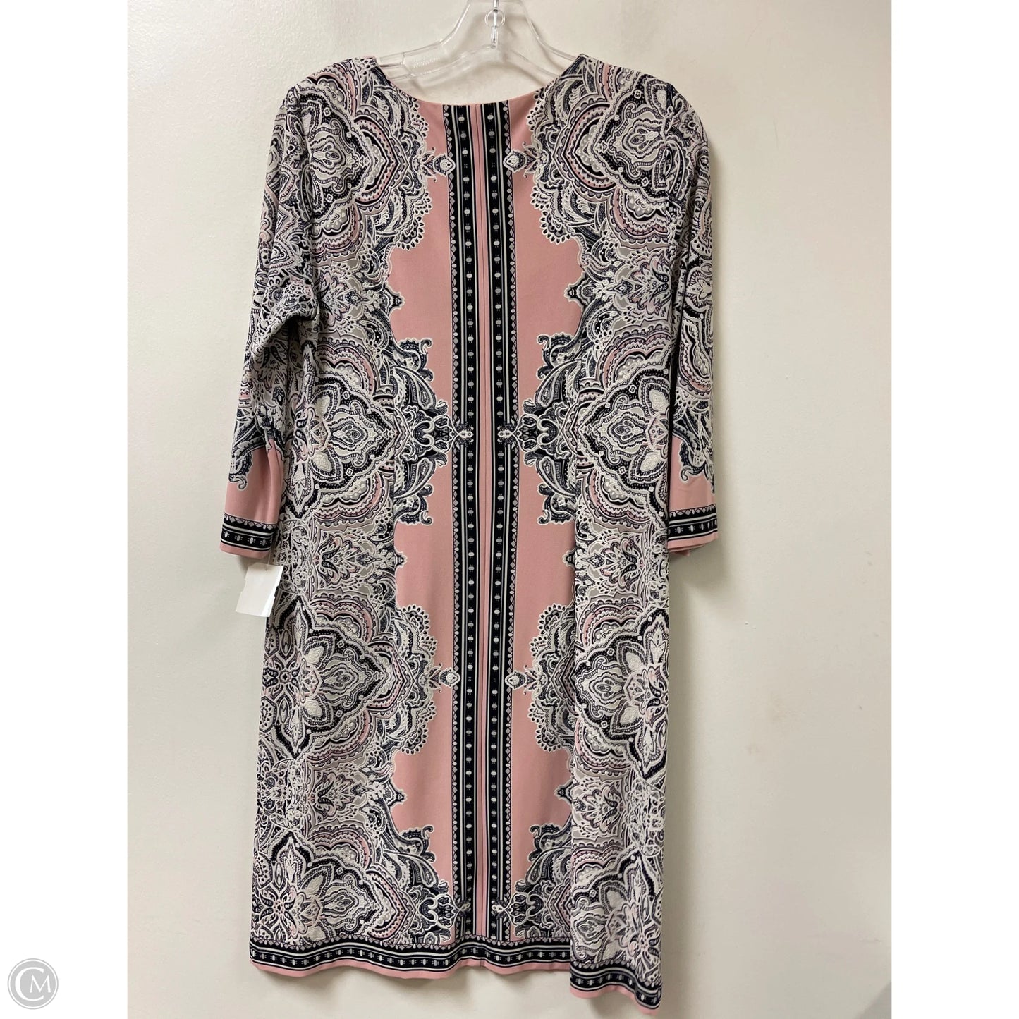 Dress Casual Short By Sandra Darren In Blue & Pink, Size: S