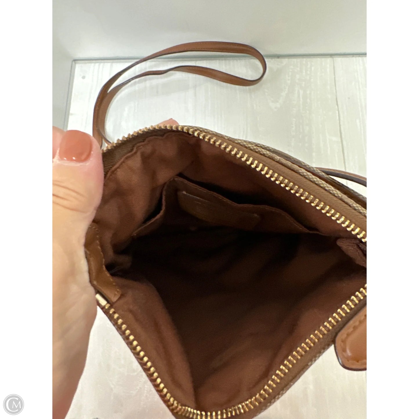 Crossbody Designer By Coach, Size: Small