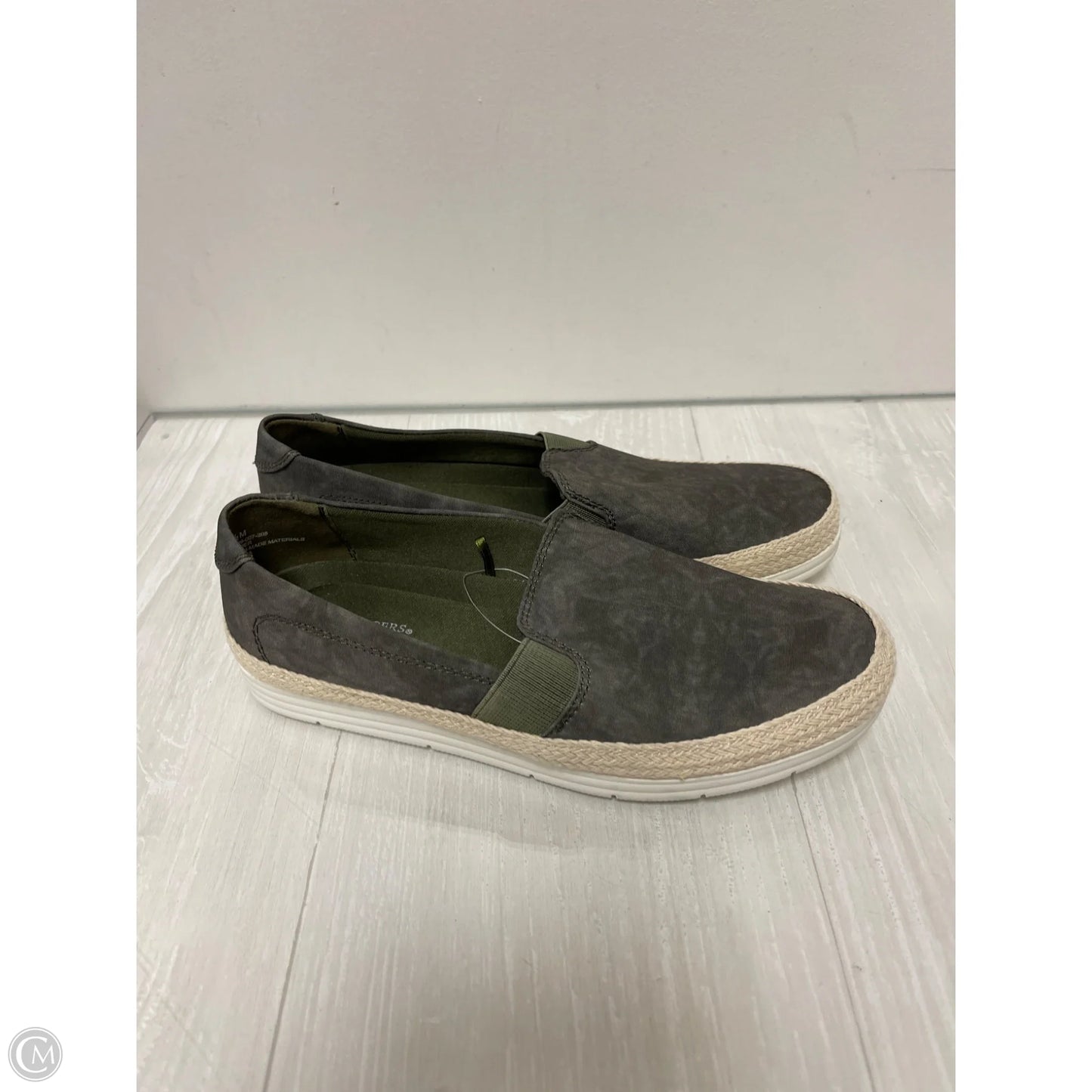 Shoes Flats By Kim Rogers In Green, Size: 7.5