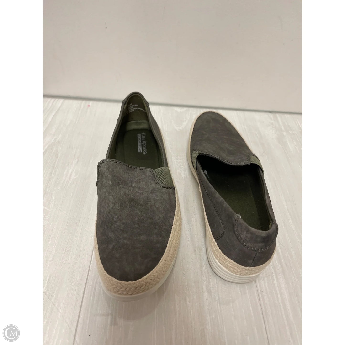 Shoes Flats By Kim Rogers In Green, Size: 7.5