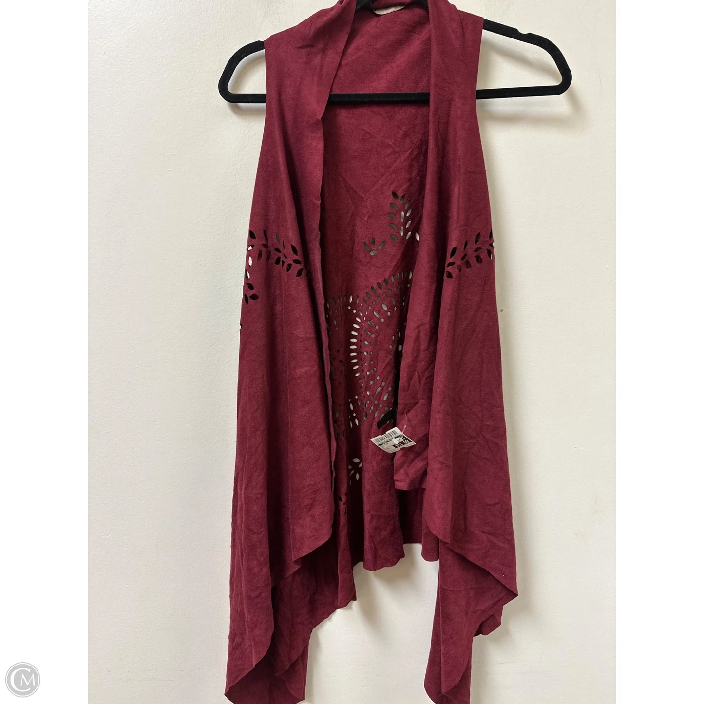 Vest Other By Clothes Mentor In Red, Size: M