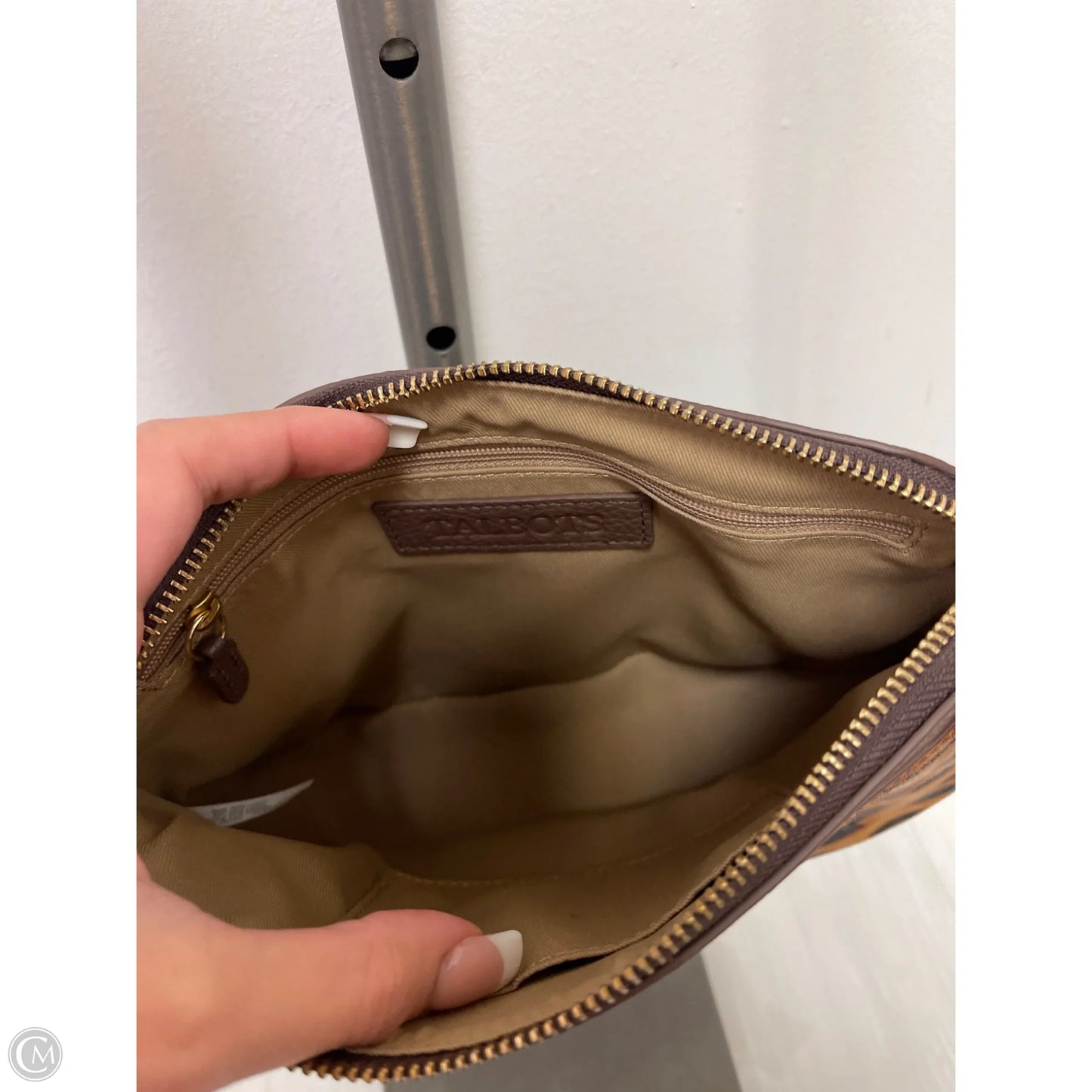 Crossbody Leather By Talbots, Size: Small