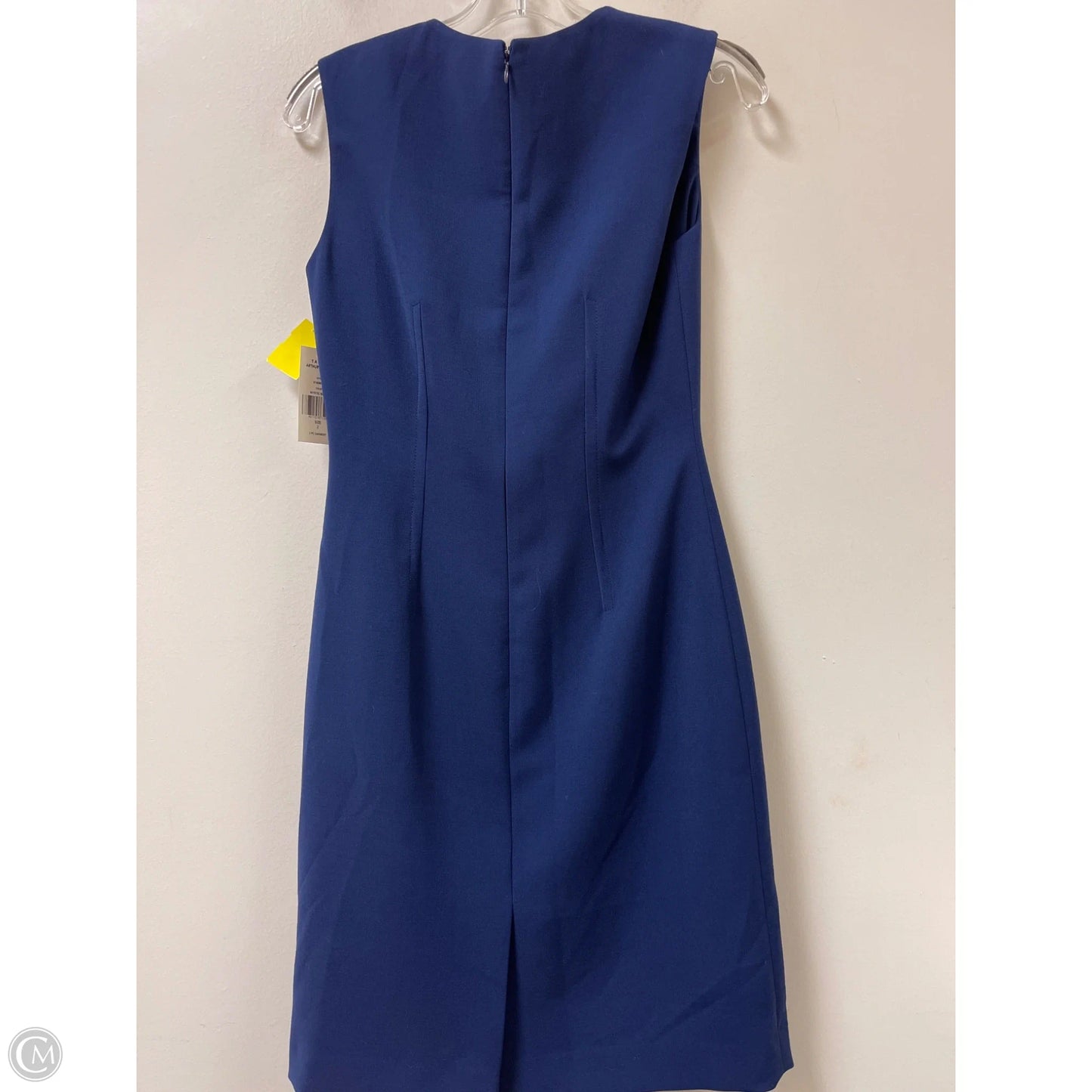 Dress Casual Midi By Tahari In Blue, Size: Xs
